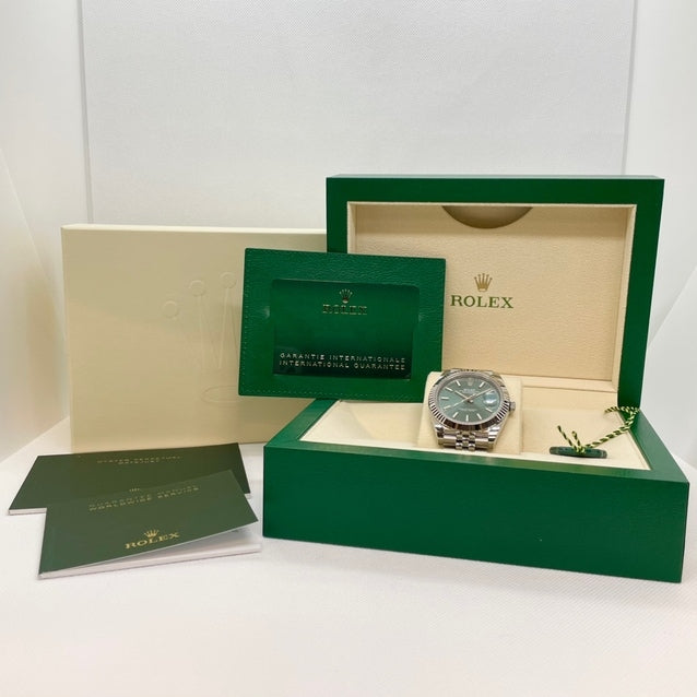 Pre-Owned Rolex Datejust 126334 Mint Green