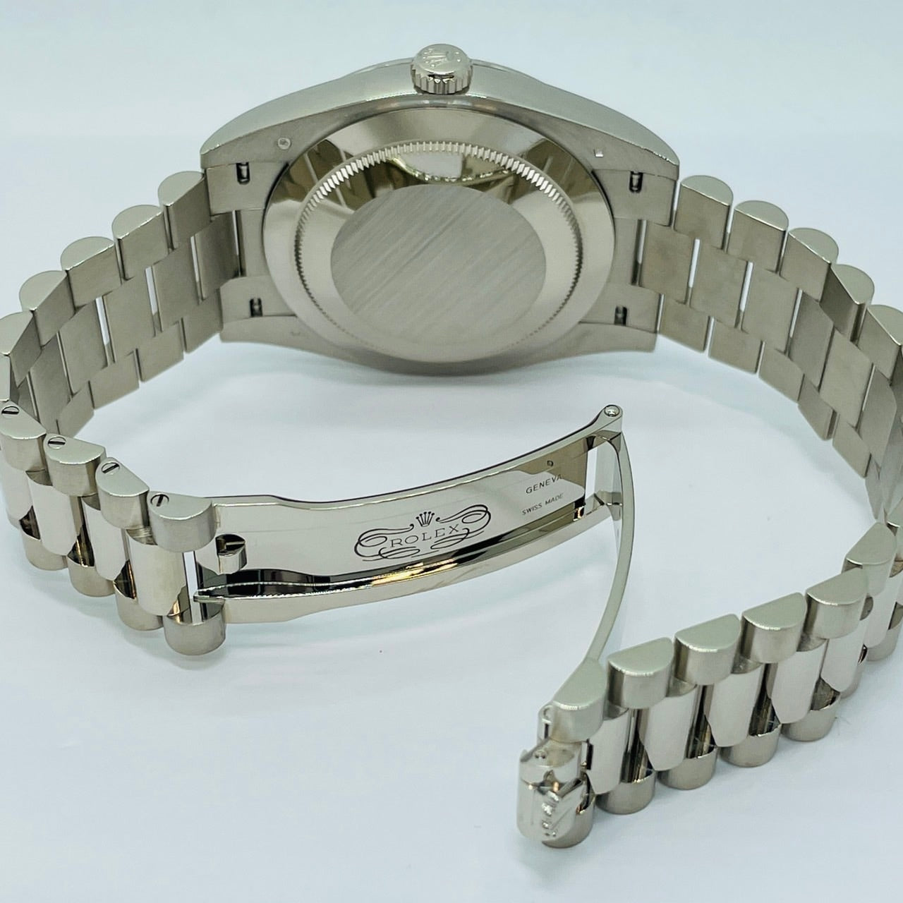 プレオウンド ロレックス デイデイト 228239 ホワイトゴールド オリーブグリーン ローマン