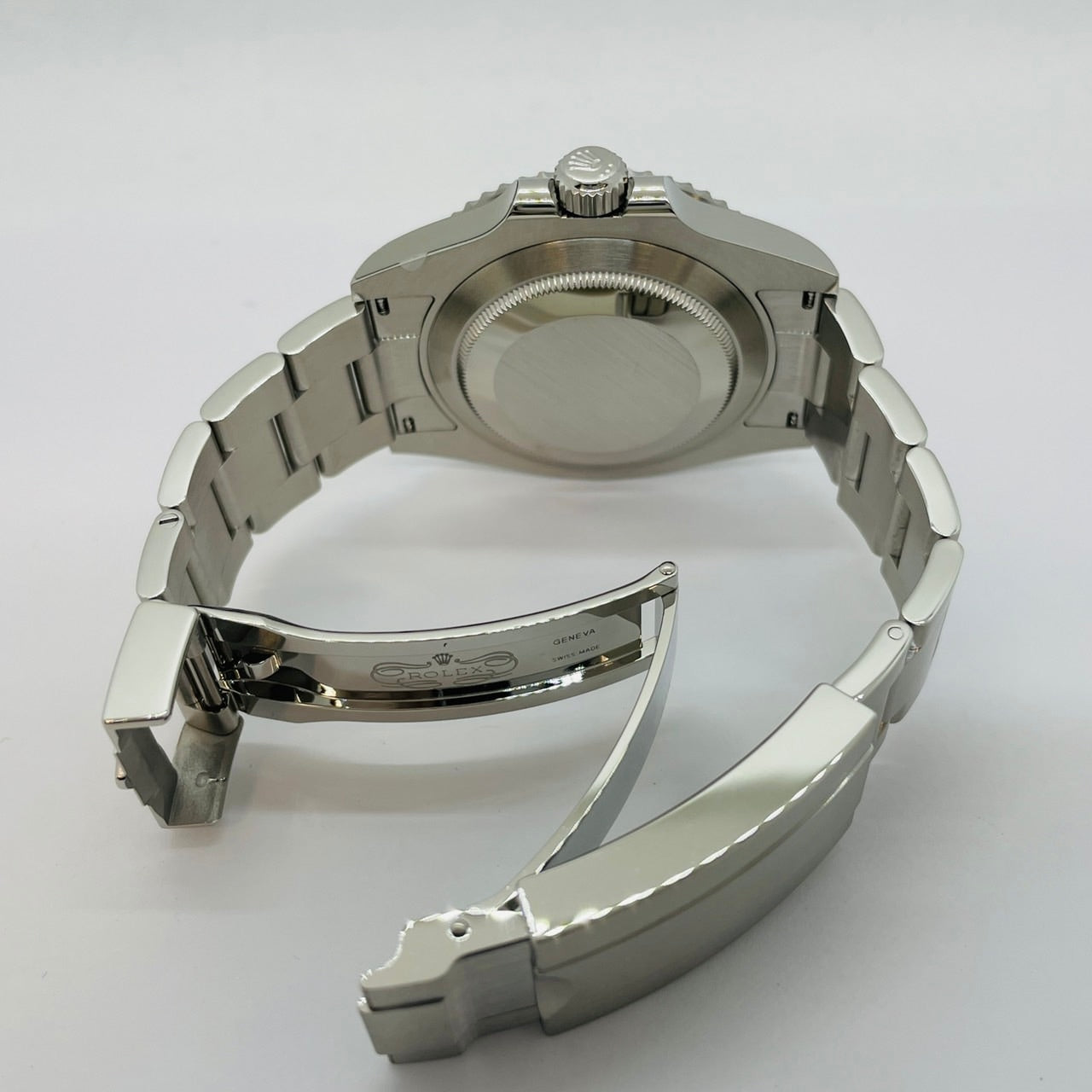 Pre-Owned Rolex Submariner Date 126610LV Oyster Bracelet Black Green