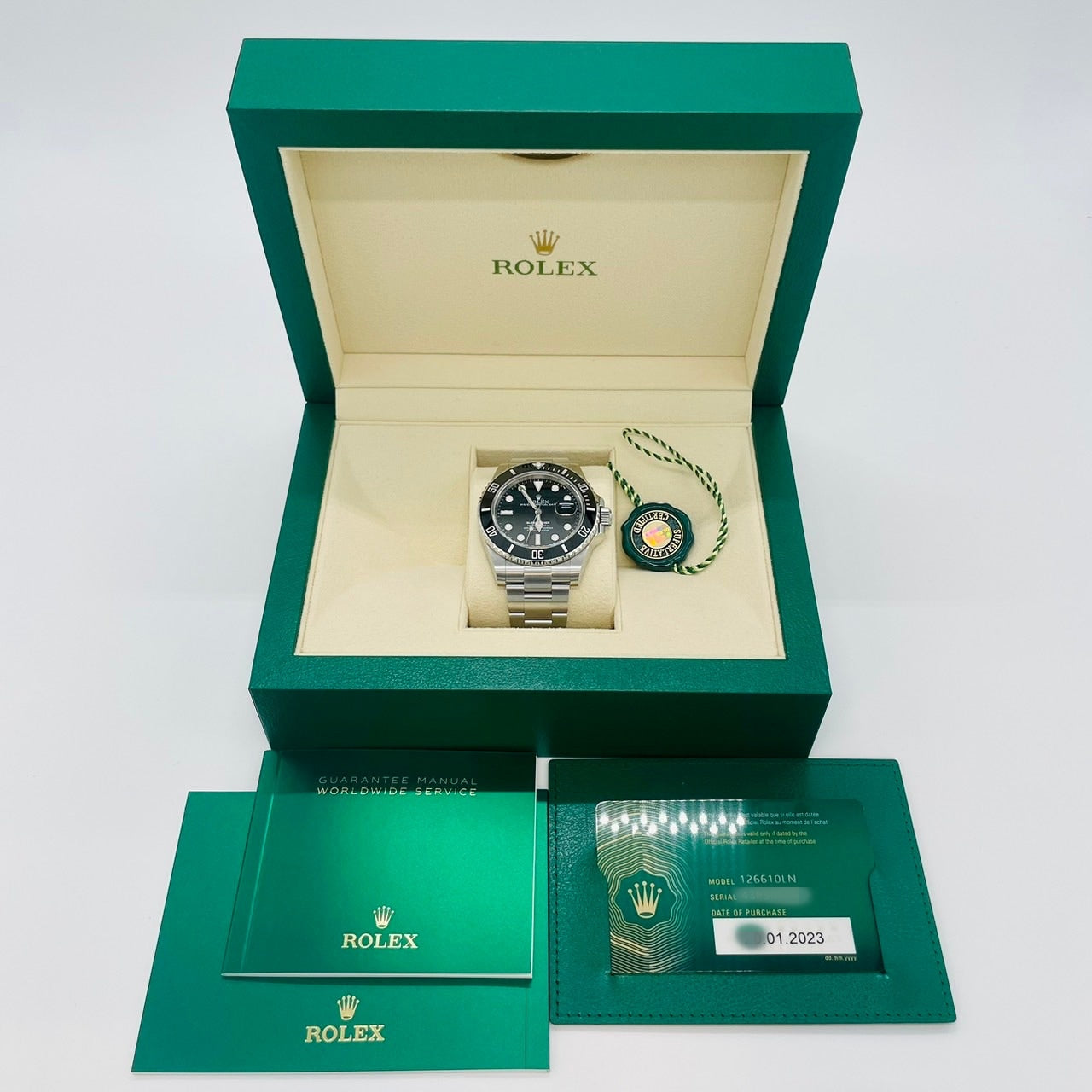 Pre-Owned Rolex Submariner Date 126610LN Black