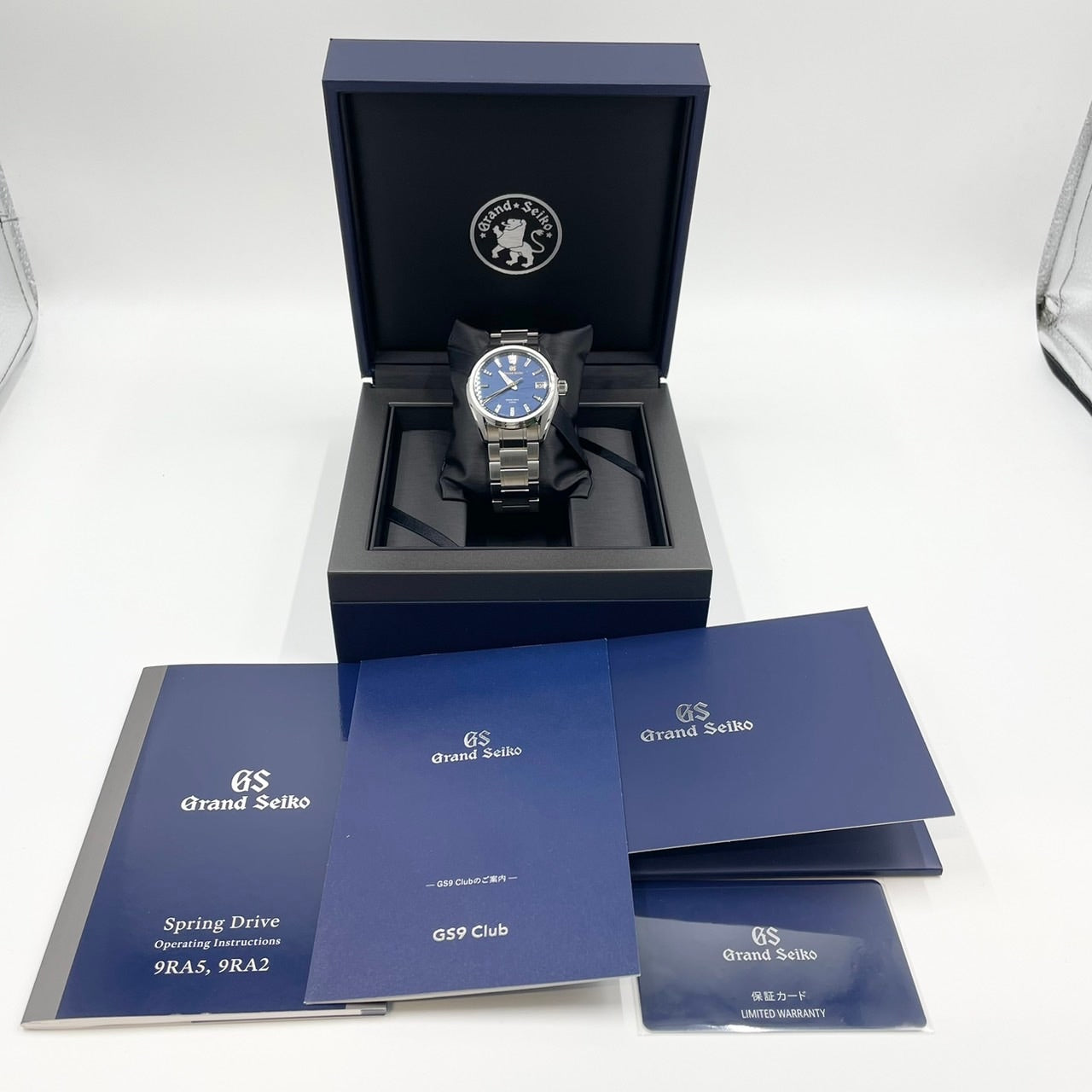 グランドセイコー エボリューション9 スプリングドライブ SLGA007 ブルー 40mm