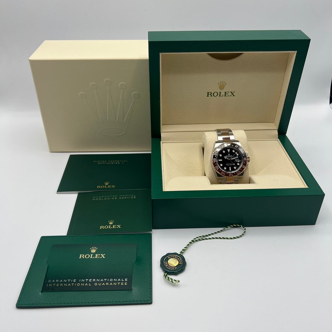 롤렉스 GMT 마스터 II 126711CHNR 검은 굴 팔찌