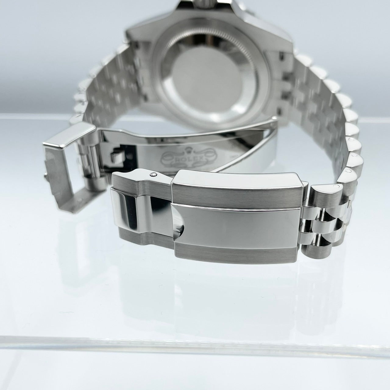 사전 소유 롤렉스 GMT 마스터 II 126710Blro Jubilee 팔찌 검은 40mm
