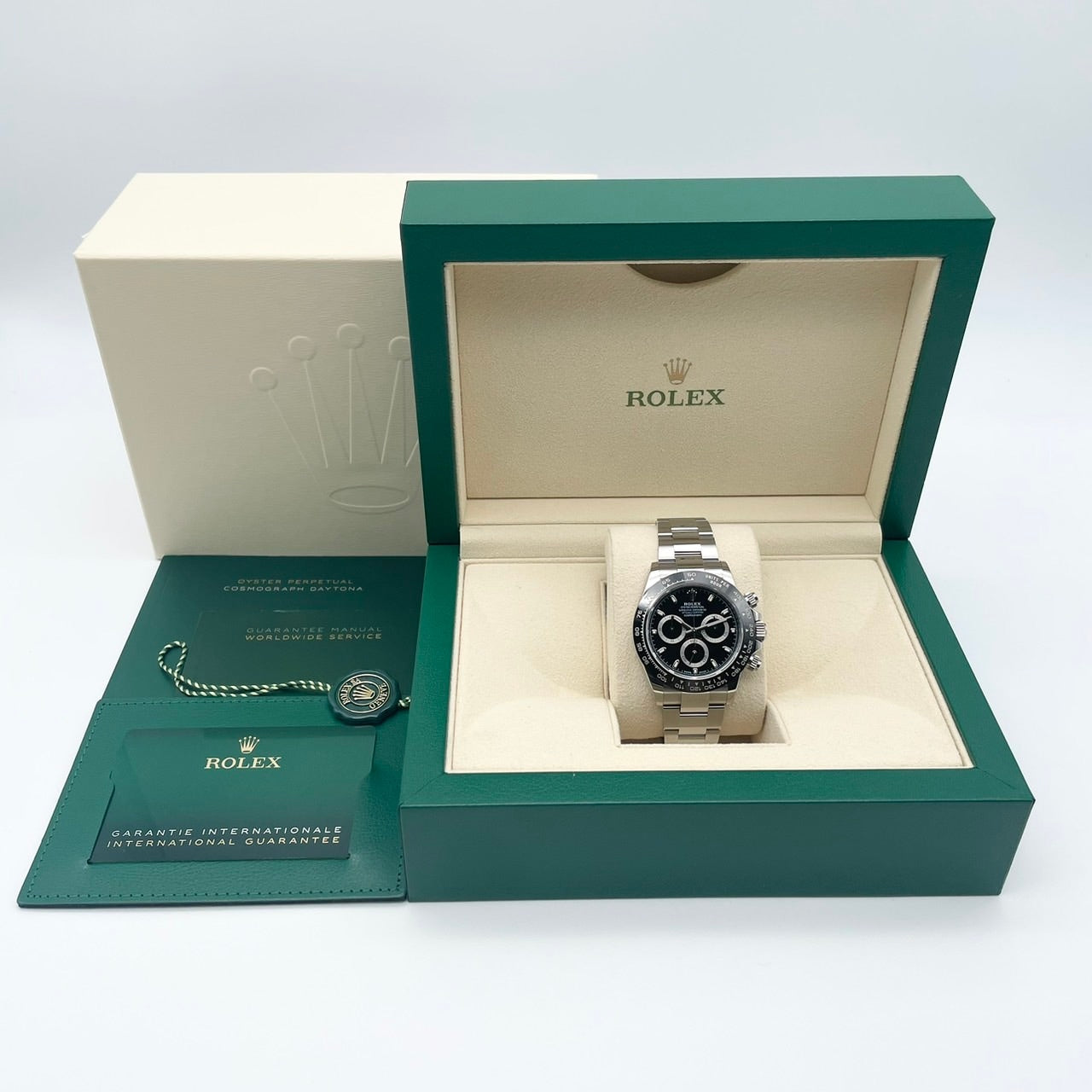 사전 소유 롤렉스 데이토나 116500LN 굴 팔찌 검은 40mm