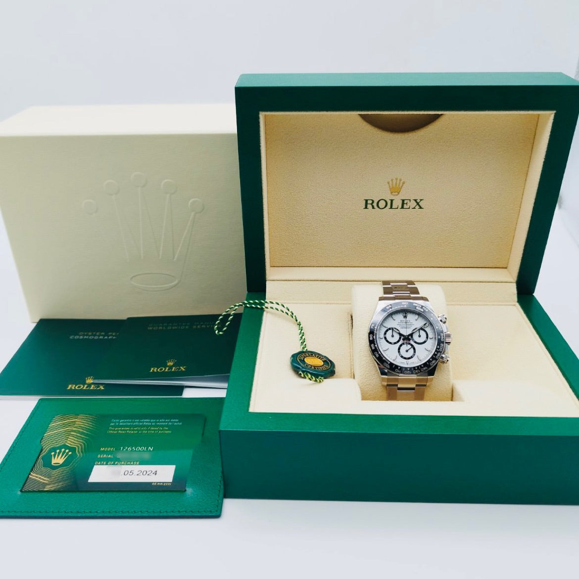 プレオウンド ロレックス デイトナ 126500LN ホワイト 40mm ステンレススチール オイスターブレス