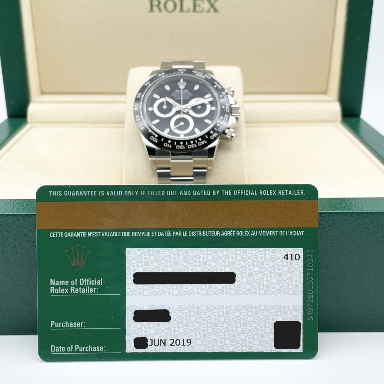 プレオウンド ロレックス デイトナ 116500LN オイスターブレスレット ブラック 40mm