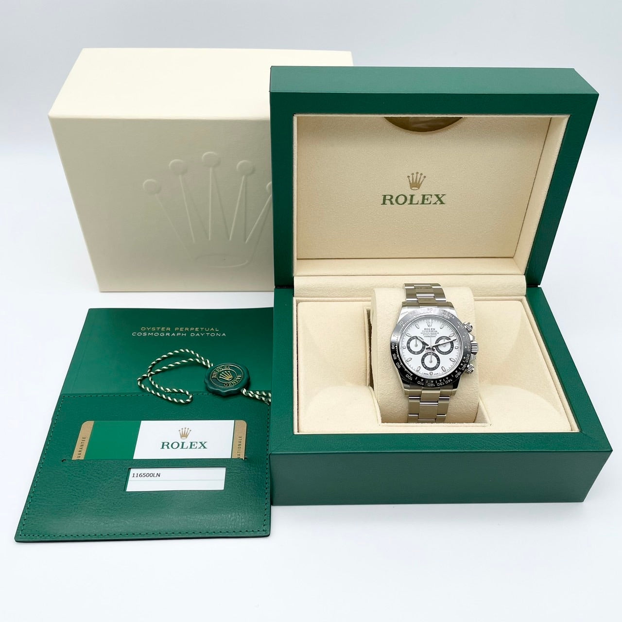 プレオウンド ロレックス デイトナ 116500LN ホワイト オイスターブレス 40mm