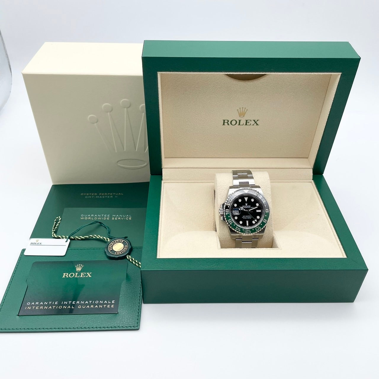 [전체 보호 스티커 포함! ! Rolex GMT 마스터 II 126720VTNR 굴 팔찌 40mm