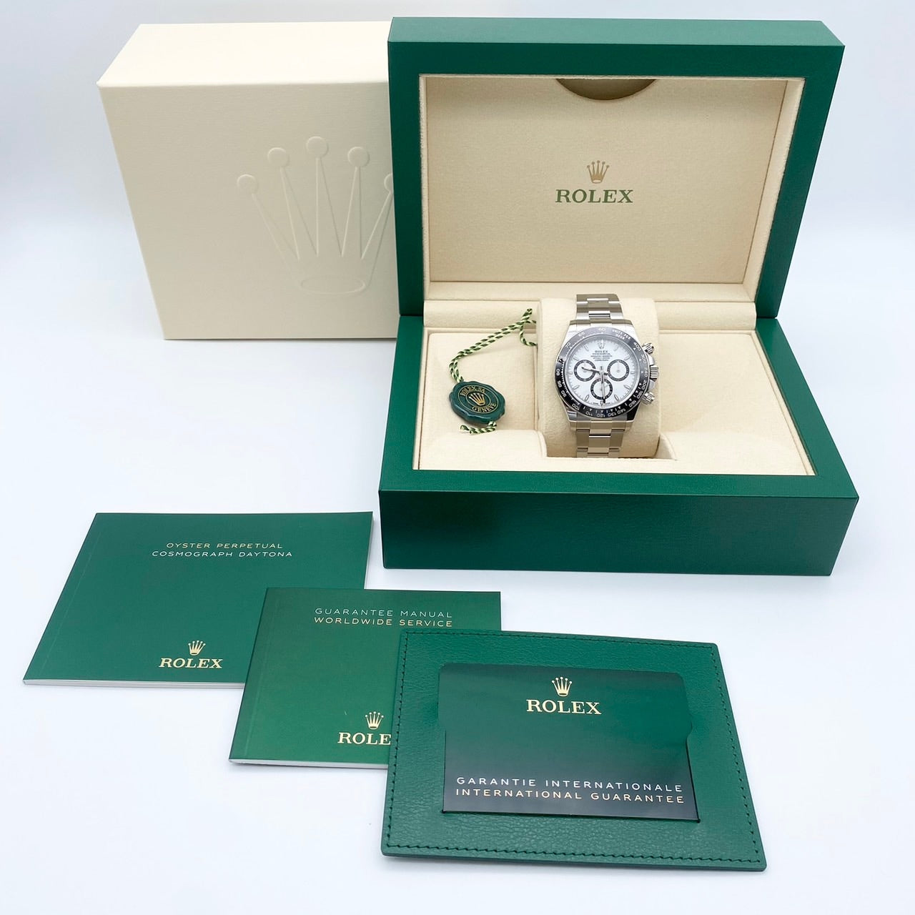 사전 소유 롤렉스 데이토나 126500ln 화이트 40mm