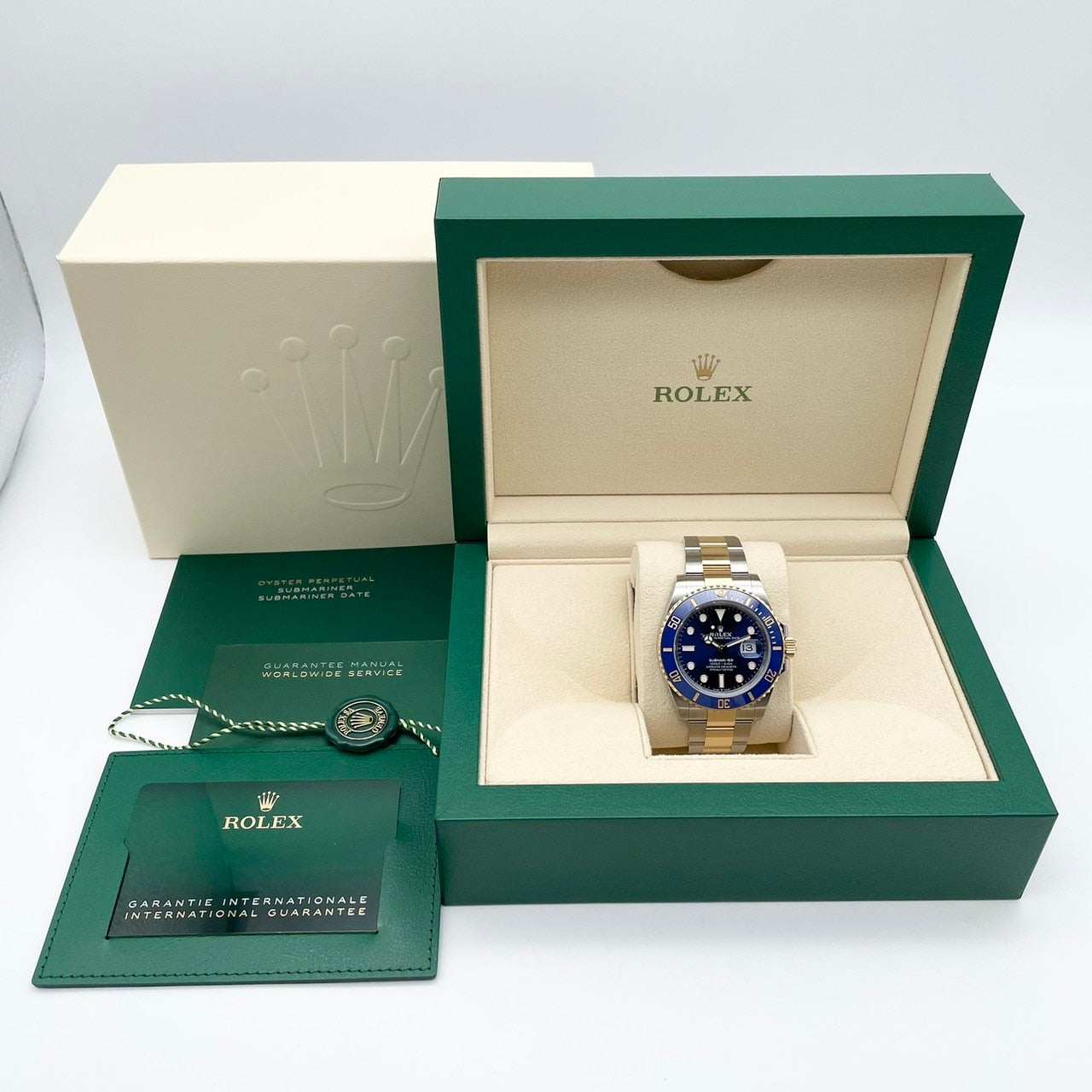 Pre-Owned Rolex Submariner Date 126613LB Oyster Bracelet Royal Blue 41mm