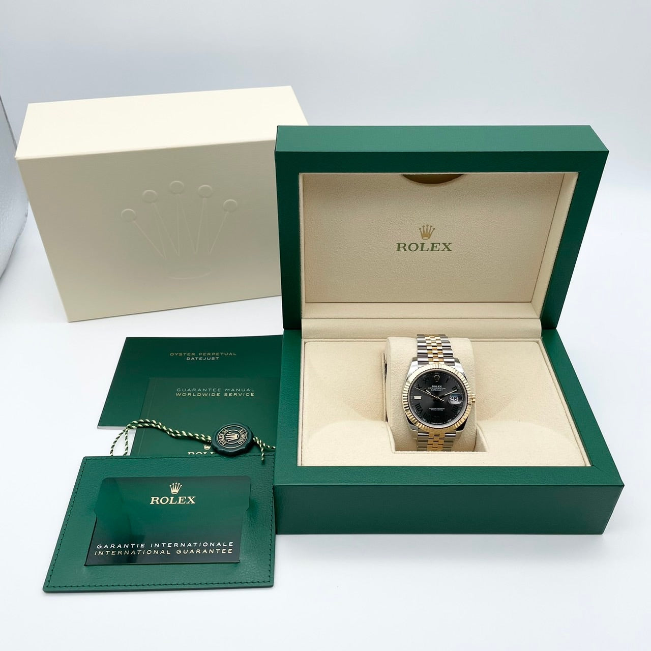 プレオウンド ロレックス デイトジャスト 126333 スレートローマ ジュビリーブレス 41mm