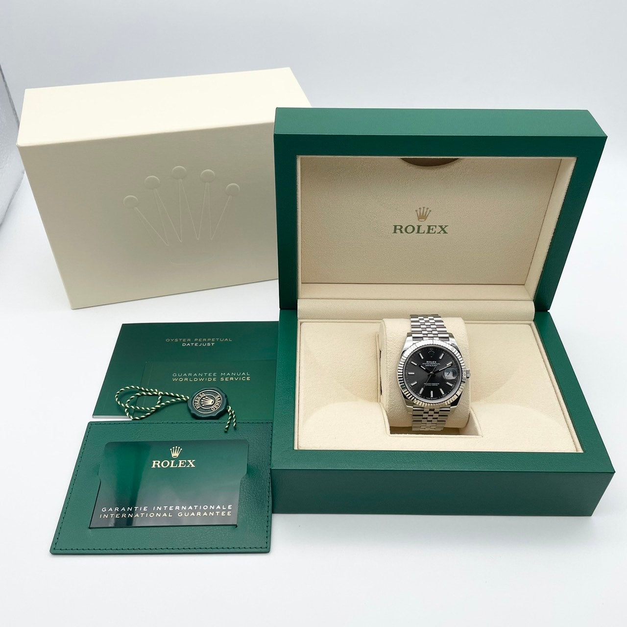 プレオウンド ロレックス デイトジャスト 126334 スレートジュビリーブレスレット 41mm