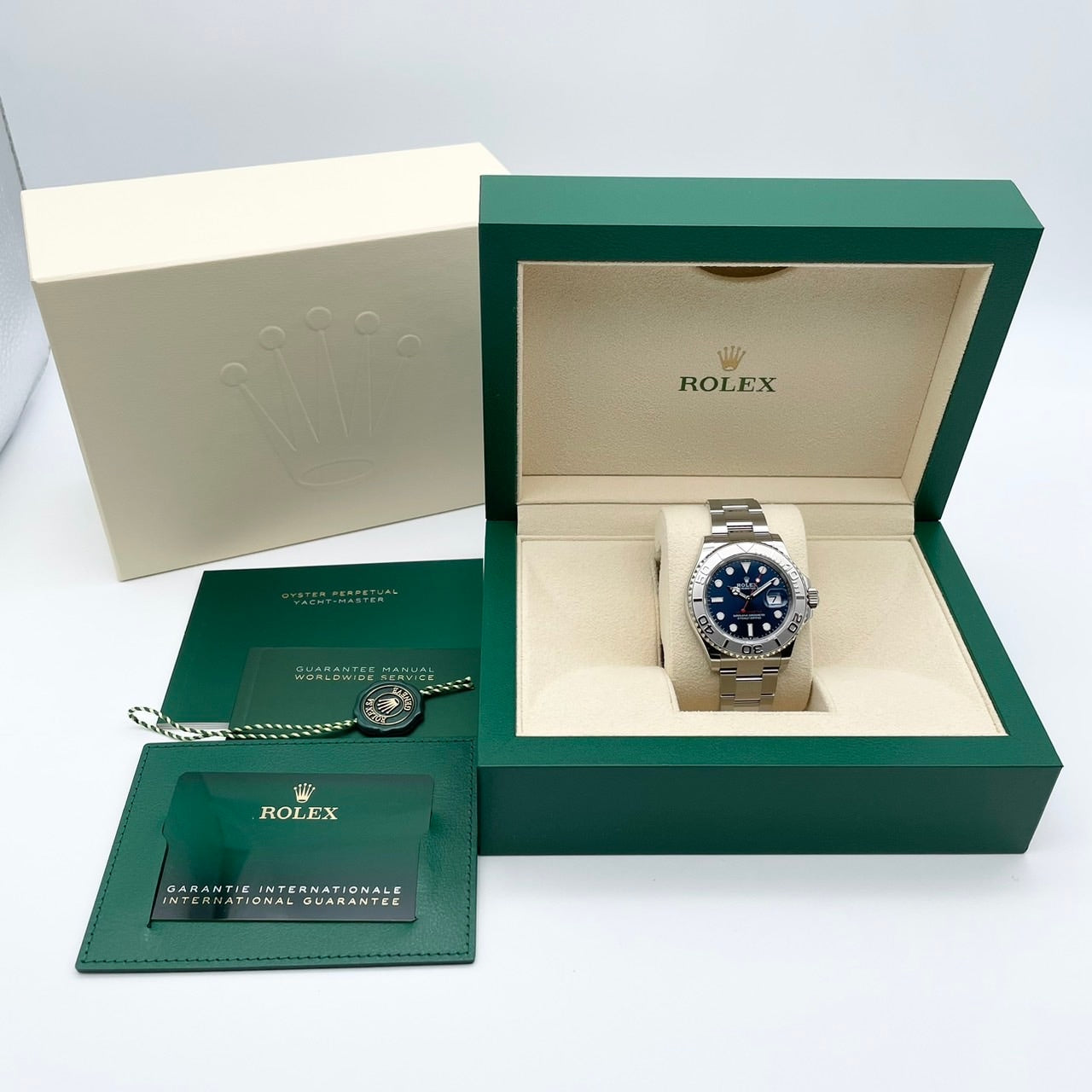 劳力士 Yacht-Master 126622 蚝式手链 亮蓝色 40 毫米