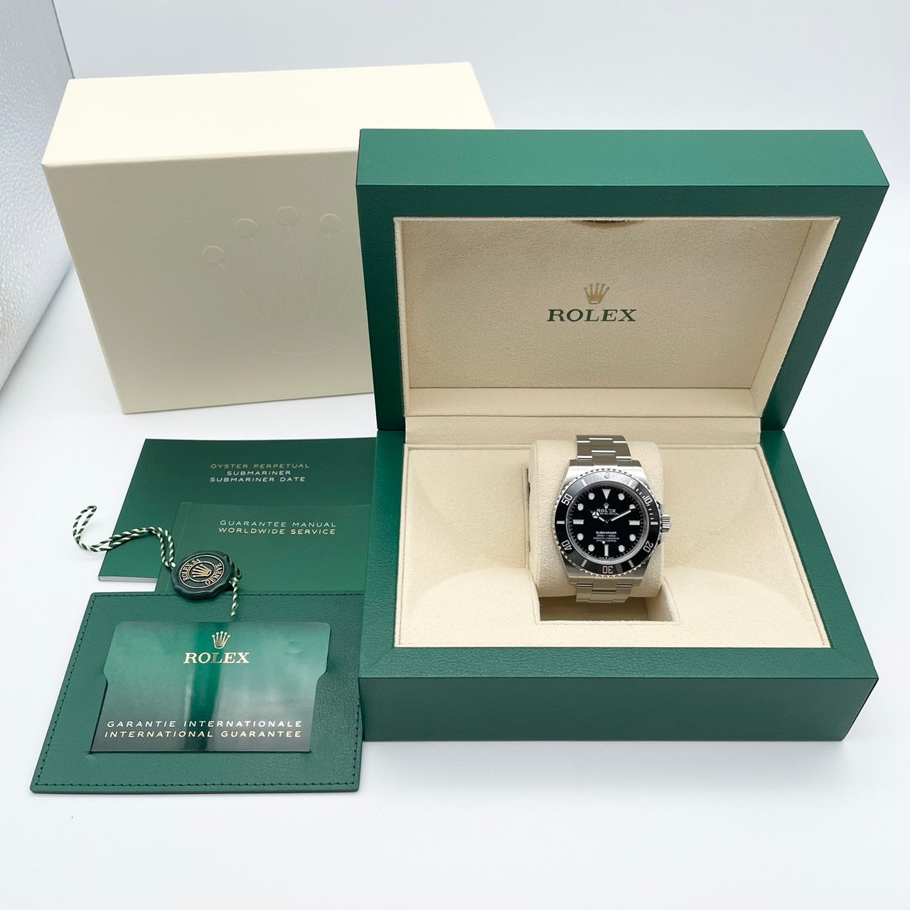 プレオウンド ロレックス サブマリーナ ノンデイト 124060 ブラック 41mm ステンレス オイスターブレス