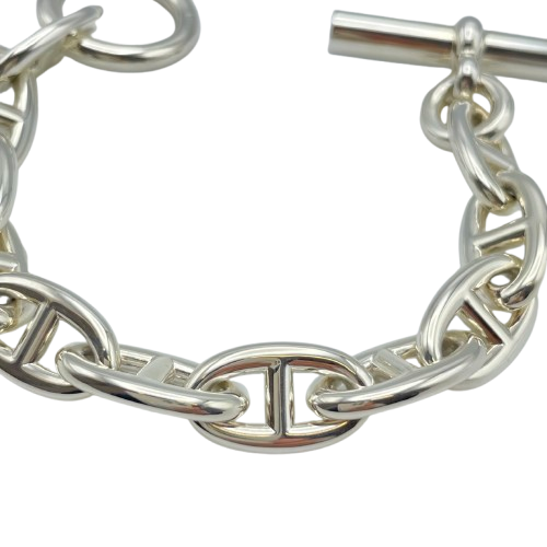 Hermes Chaine d'Ancre 手链 GM 925 银 11 节