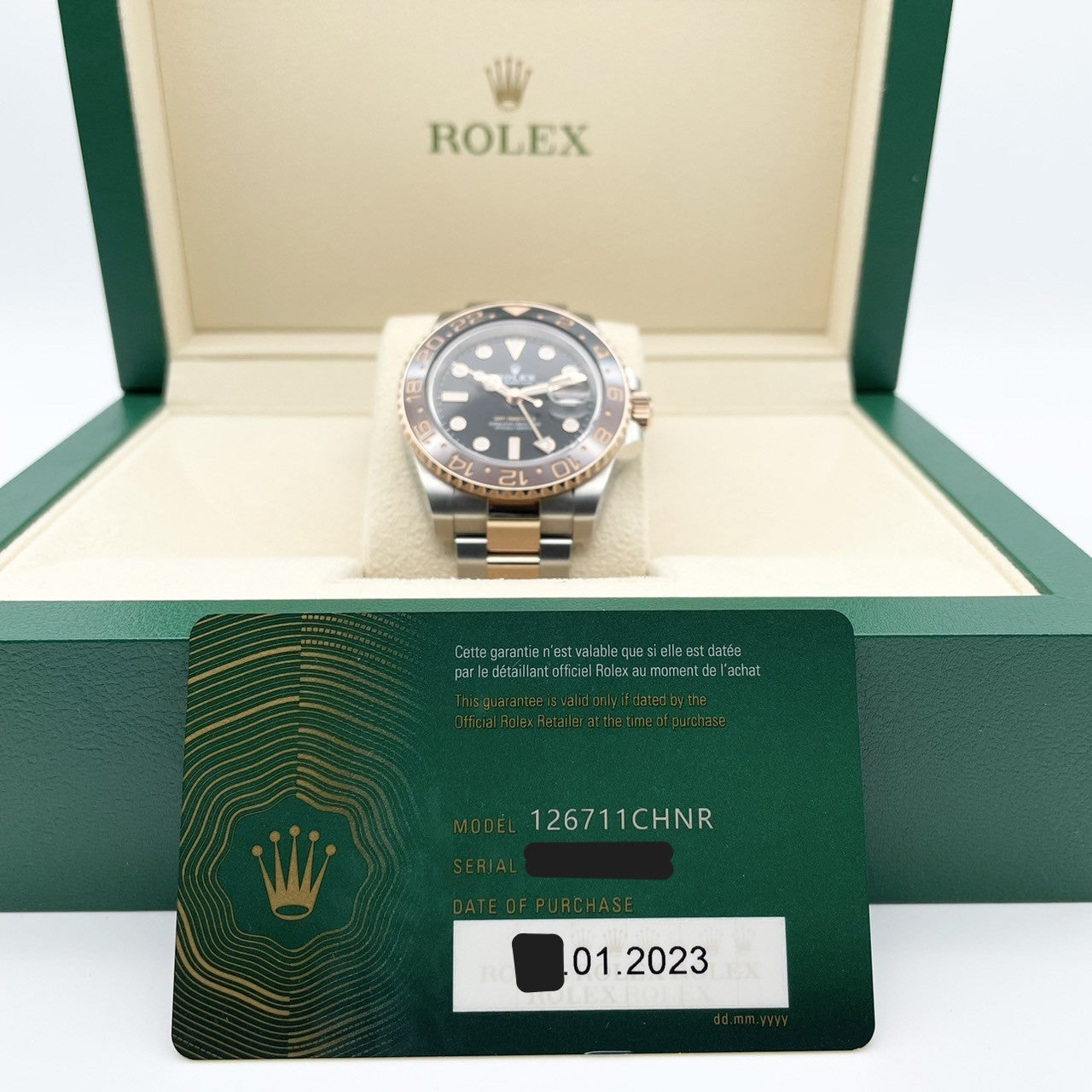 롤렉스 GMT 마스터 II 126711CHNR Black 40mm
