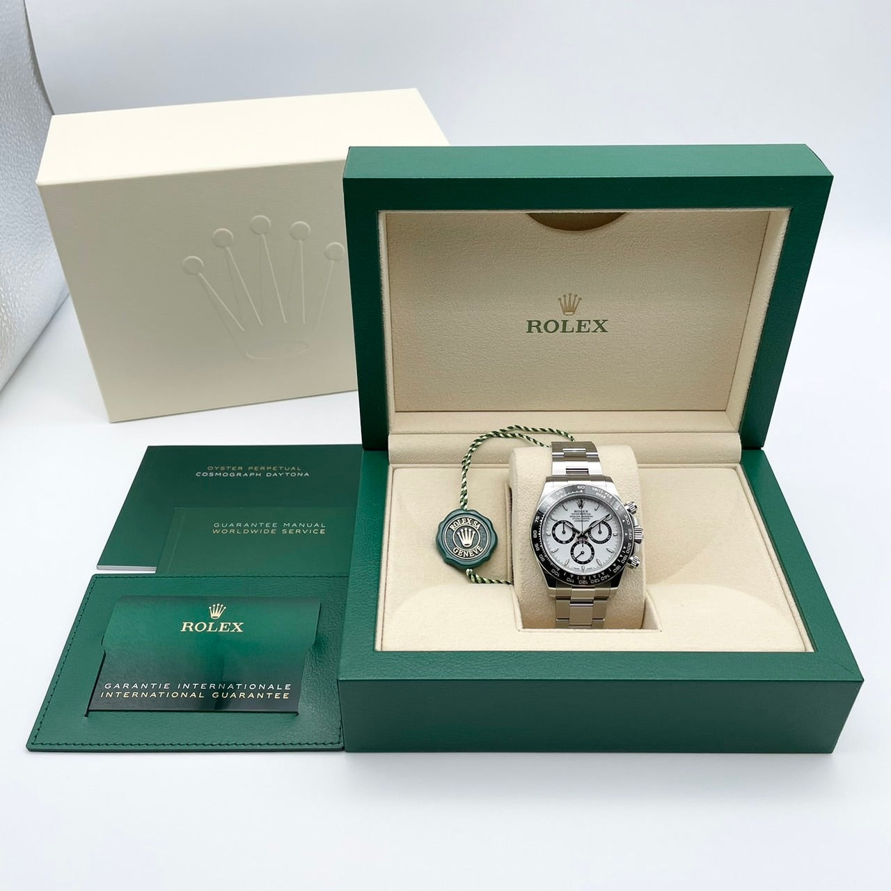 사전 소유 롤렉스 데이토나 126500ln 화이트 40mm