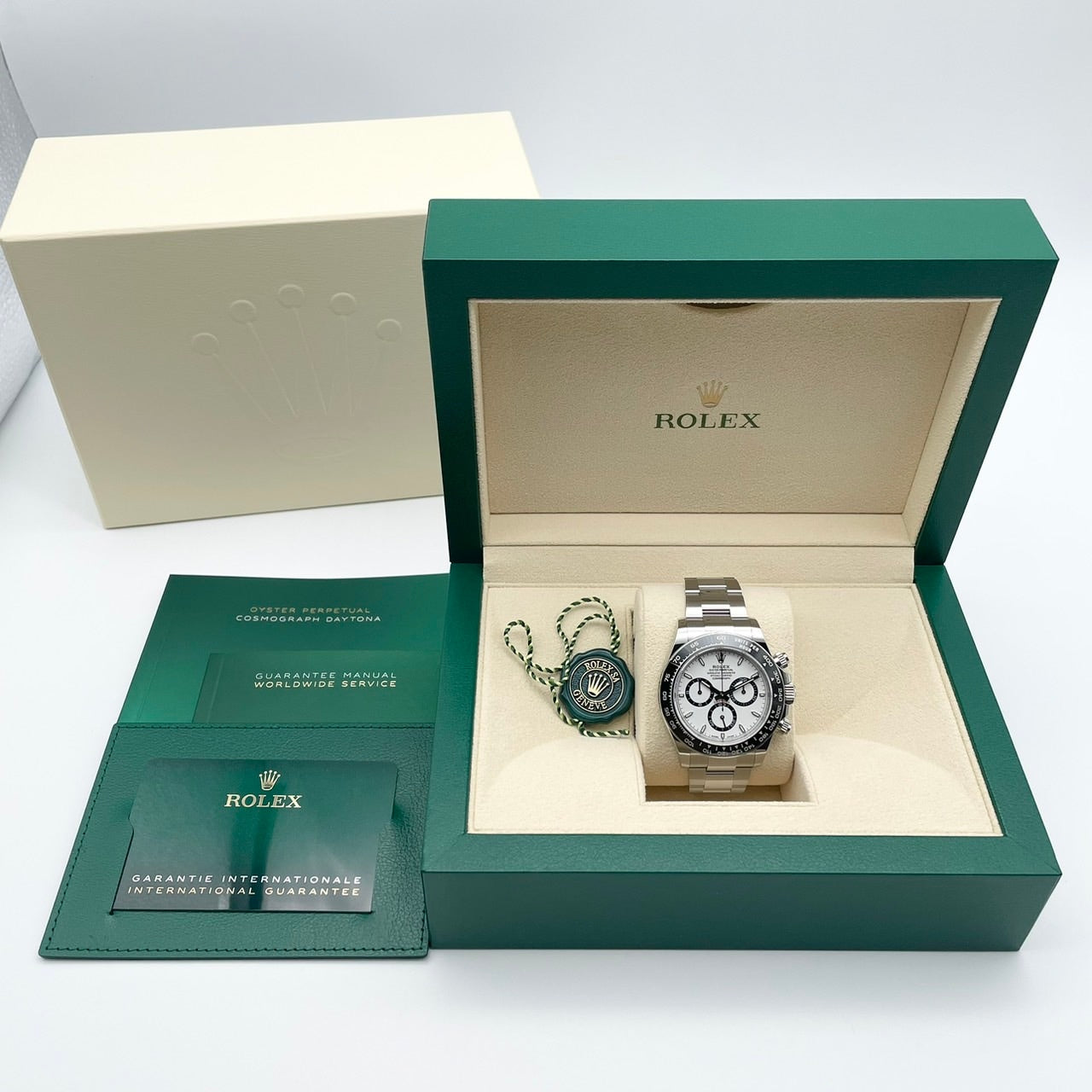 사전 소유 롤렉스 데이토나 126500ln 화이트 40mm