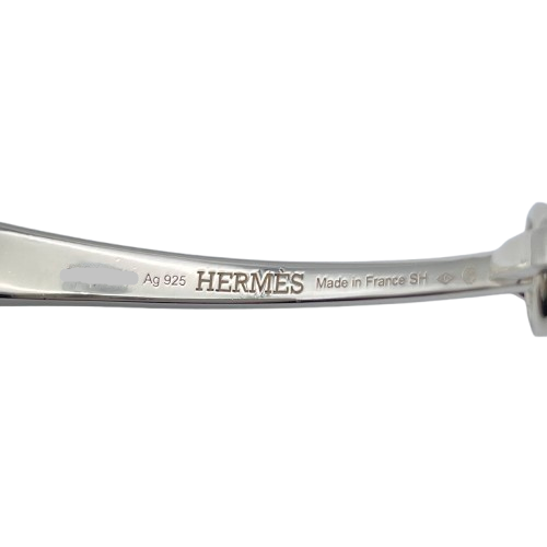 Pre-Owned Hermes Crude Forge Bracelet Silver 925