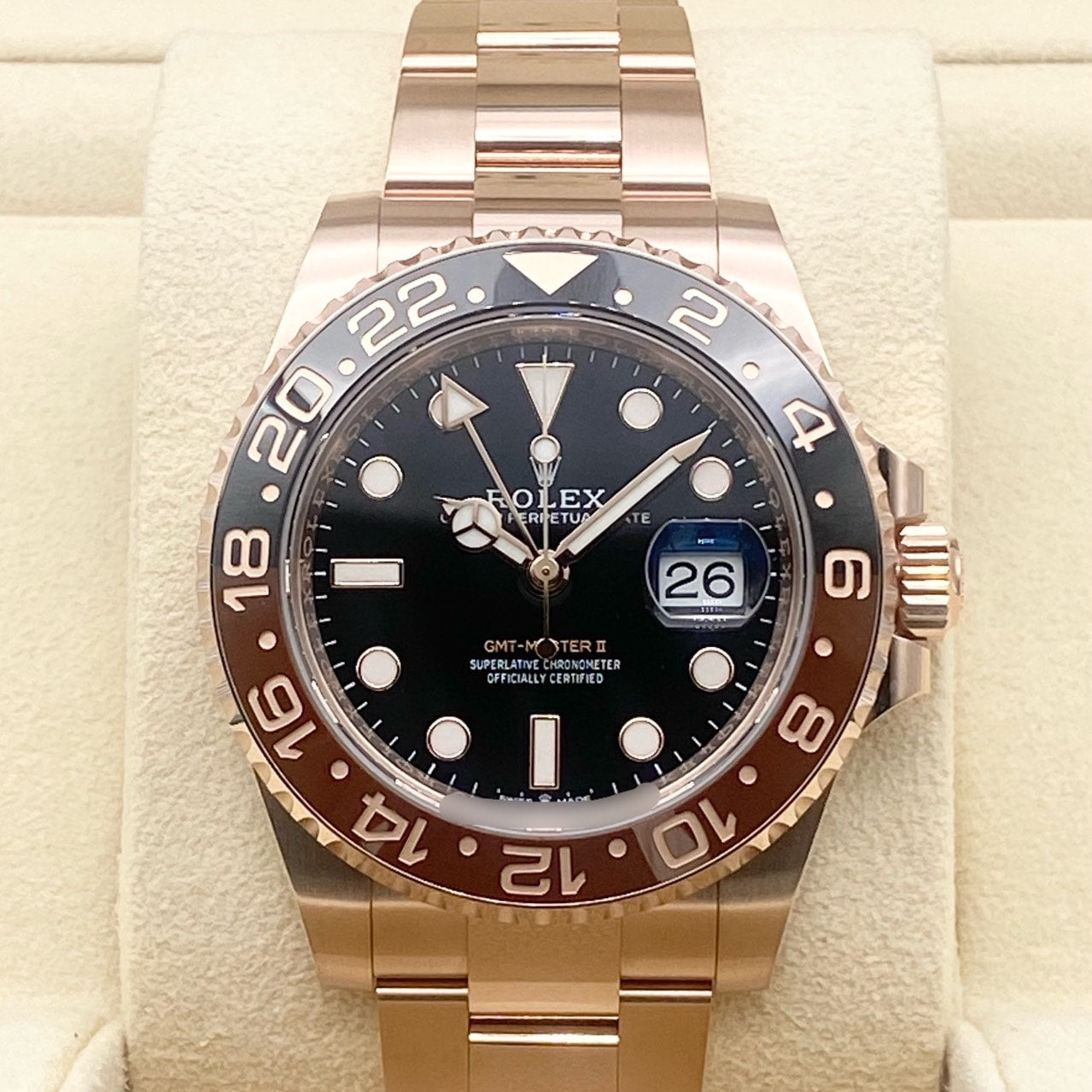 롤렉스 GMT 마스터 II 126715CHNR Black Everros Gold 40mm