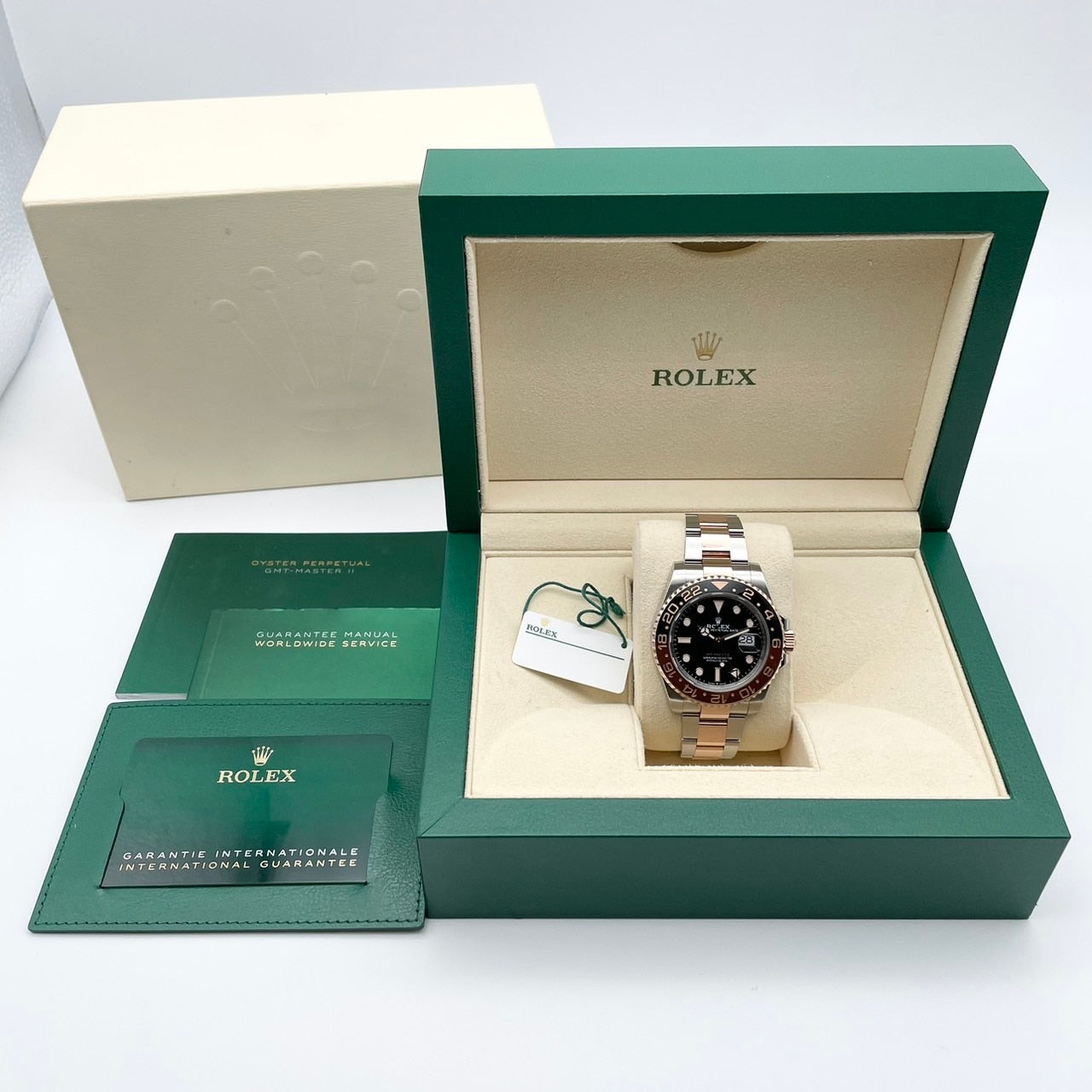 사전 소유 롤렉스 GMT 마스터 II 126711CHNR 검은 40mm