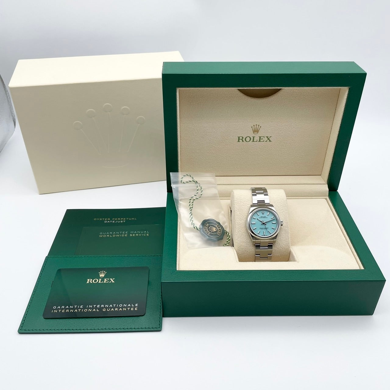 プレオウンド ロレックス オイスターパーペチュアル 277200 ターコイズブルー オイスターブレスレット 31mm