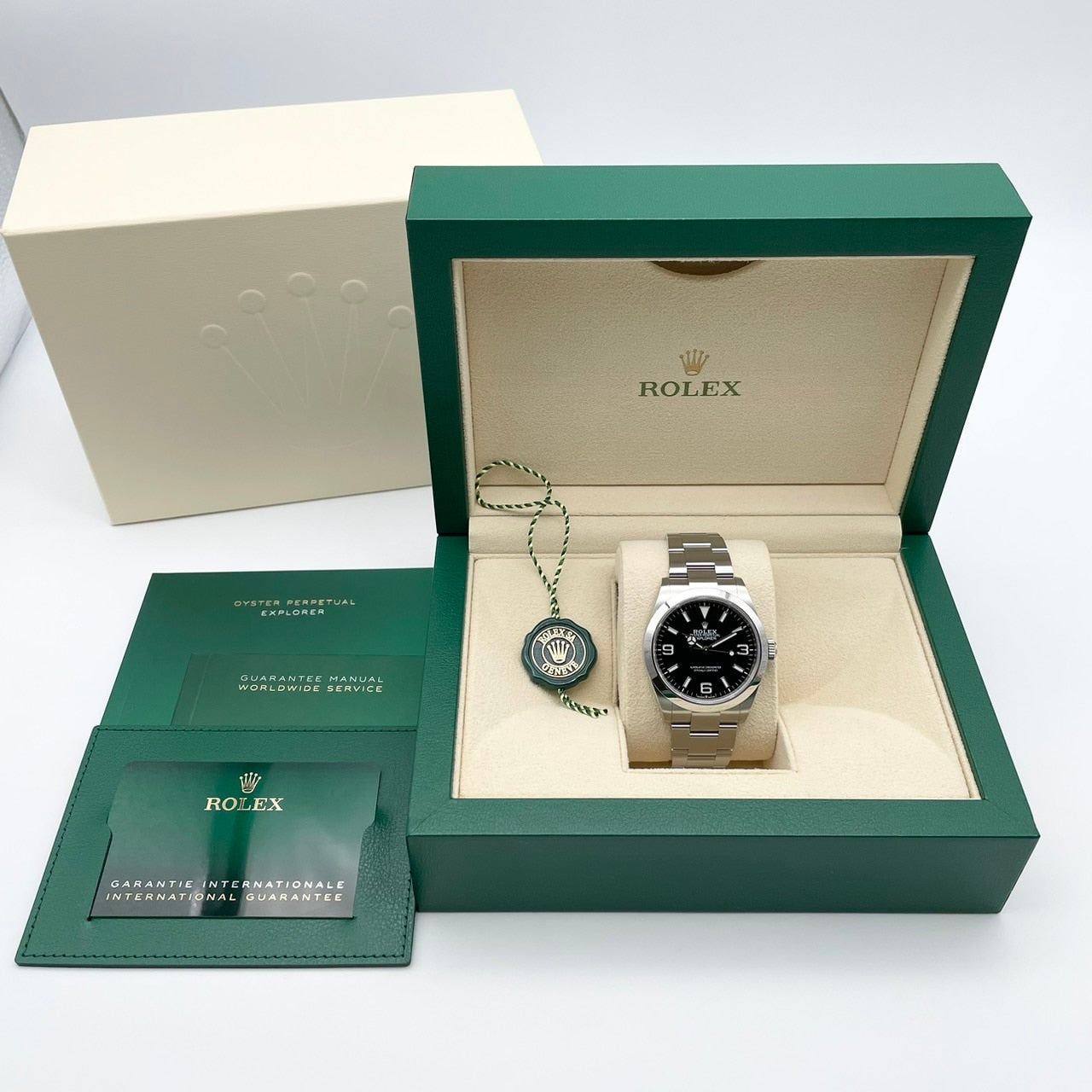 사전 소유 롤렉스 탐색기 224270 블랙 40mm