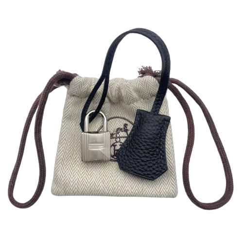 Hermes Birkin 25 Noir Togo Silver Metal Fittings w 새로워