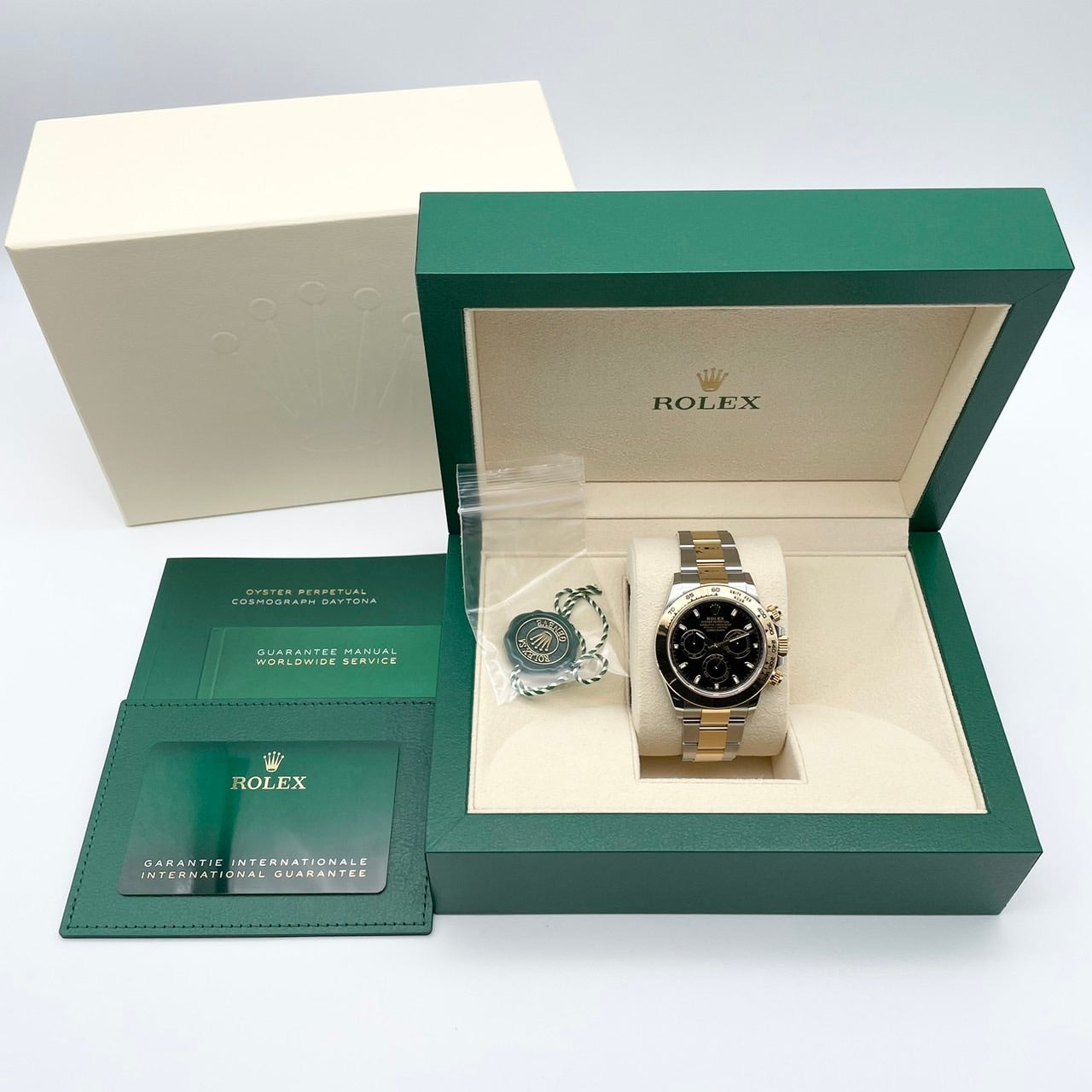 사전 소유 롤렉스 데이토나 116503 블랙 굴 팔찌 40mm