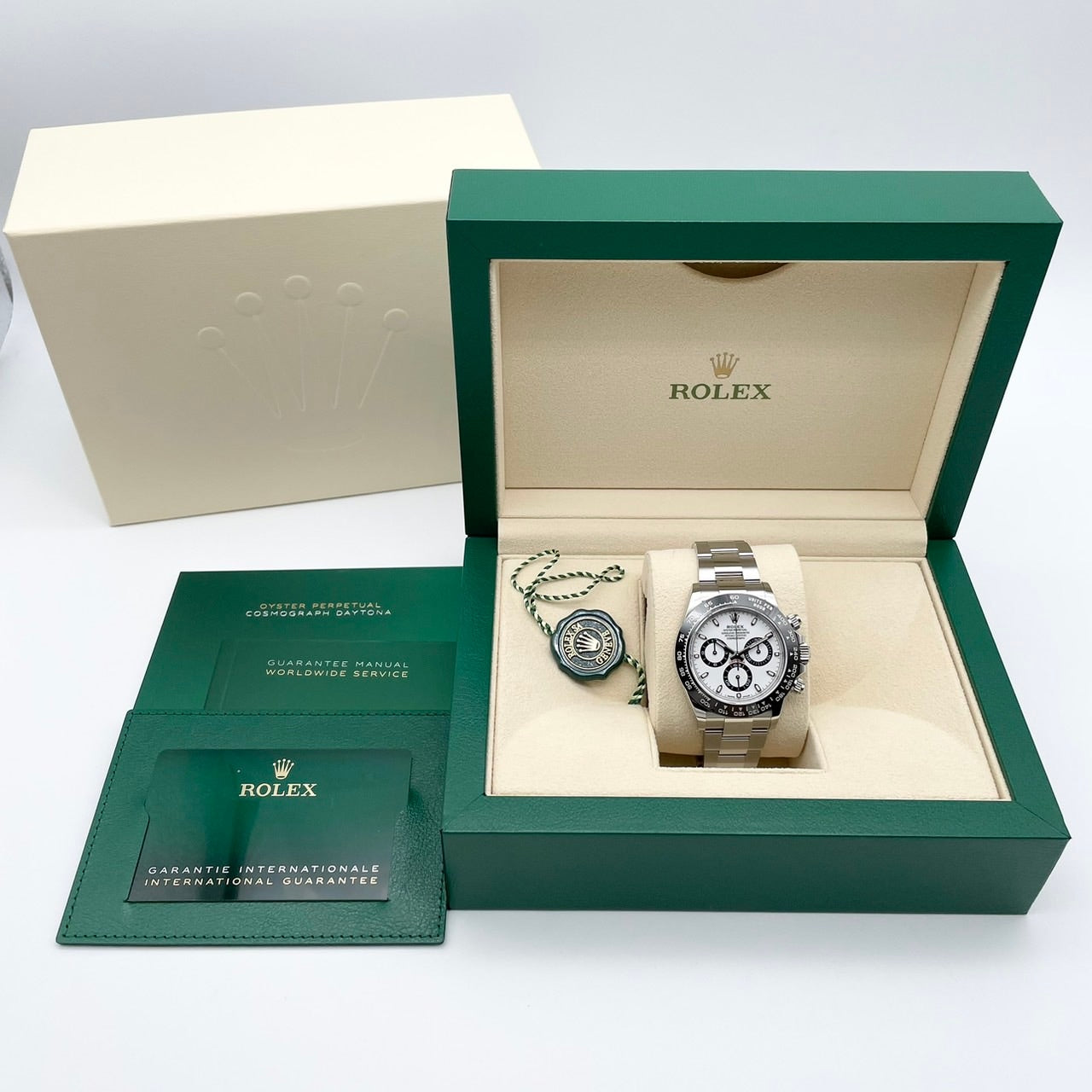 Pre-Owned Rolex Daytona 116500LN White Oyster Bracelet 40mm