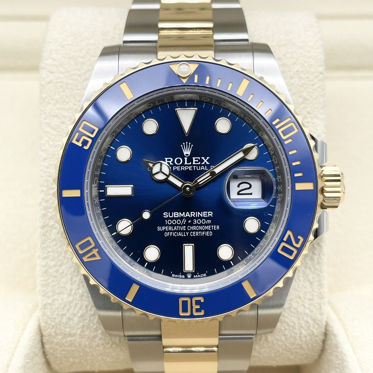 사전 소유 롤렉스 서브 마리너 날짜 126613LB Royal Blue 41mm