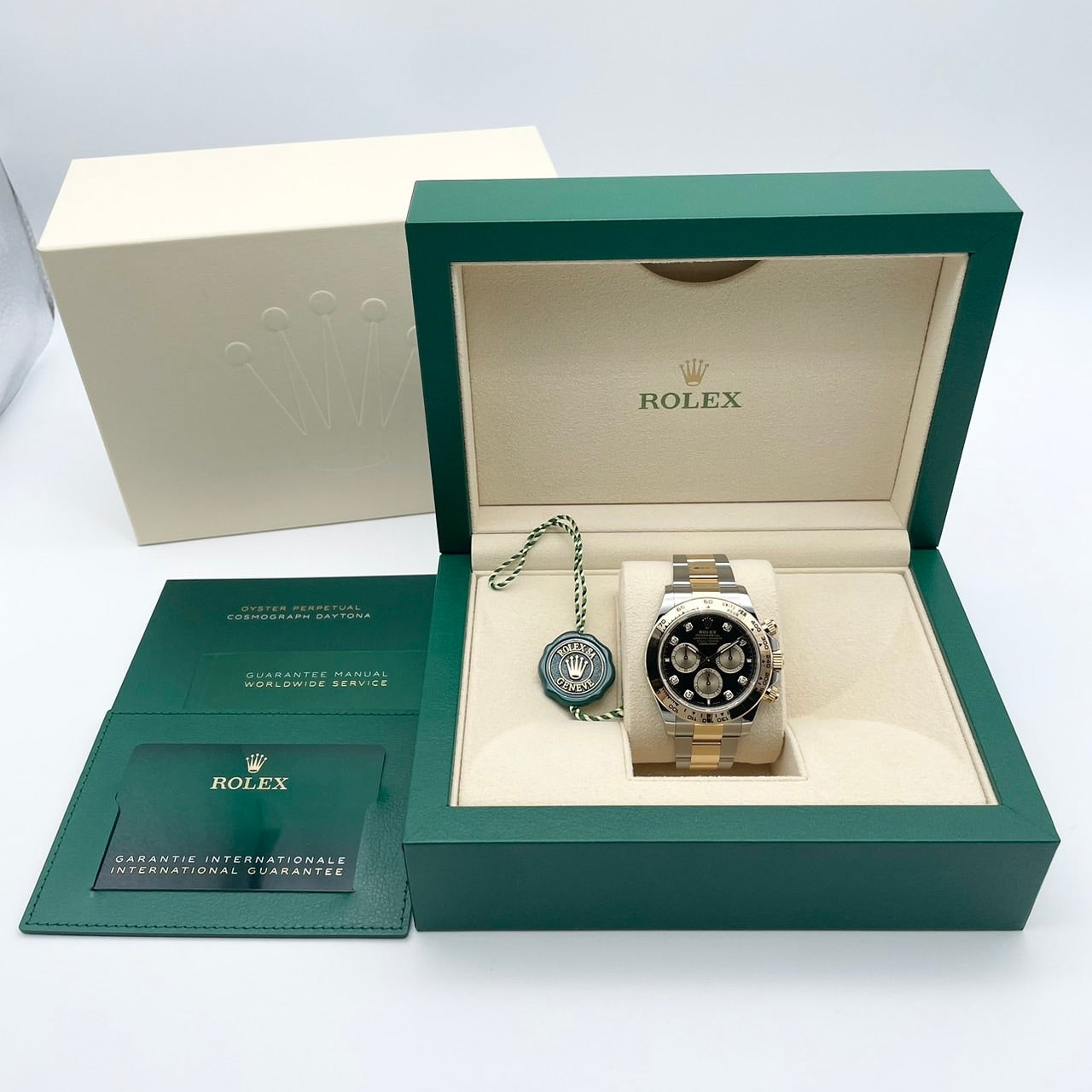 Rolex Daytona 126503G Bright Black & Golden 8P Diamond 40mm