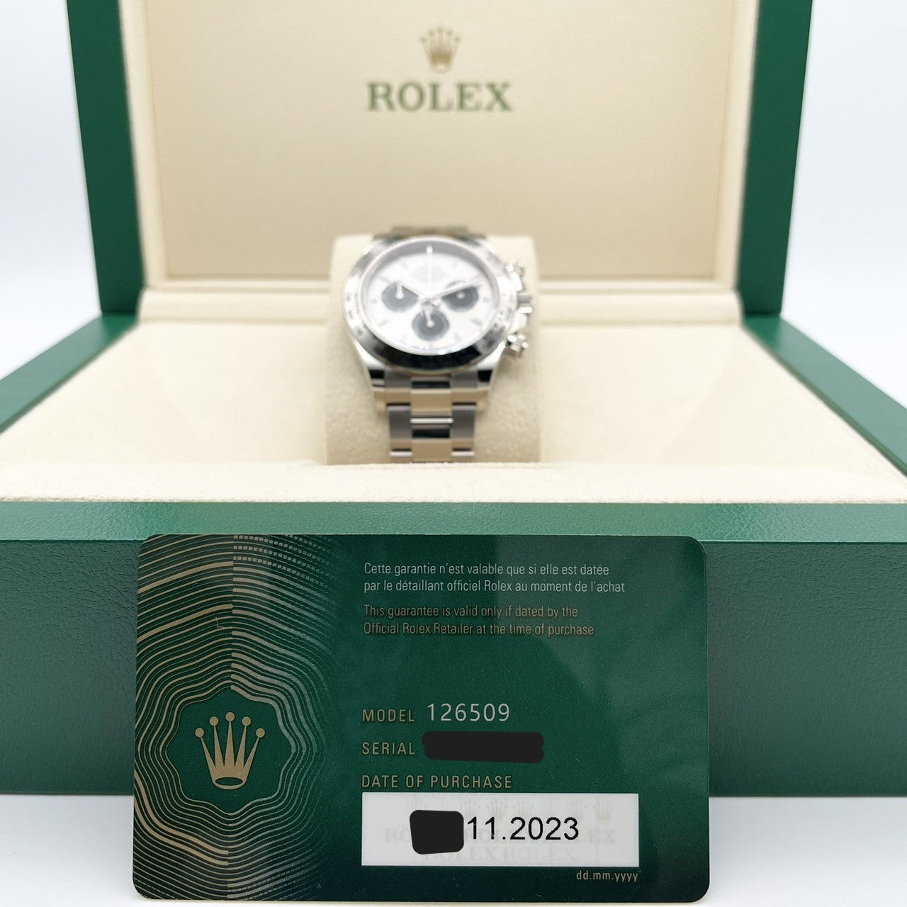 Rolex Daytona 126509 Steel & Bright Black 40mm