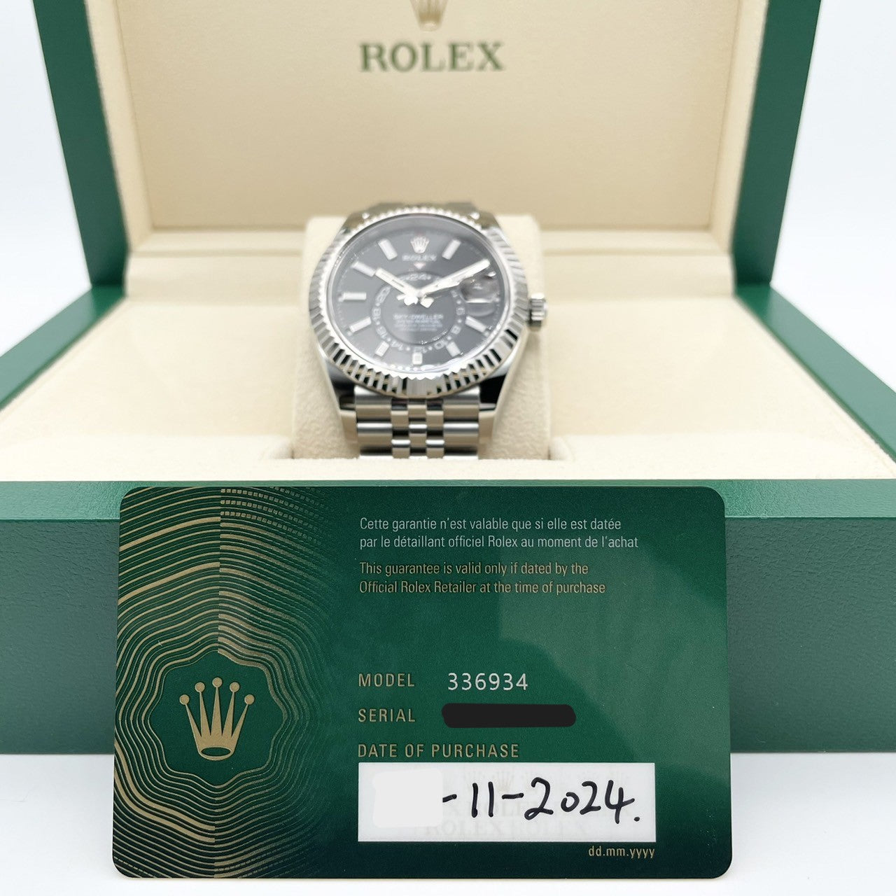プレオウンド ロレックス スカイドゥエラー 336934 ブラック 42mm