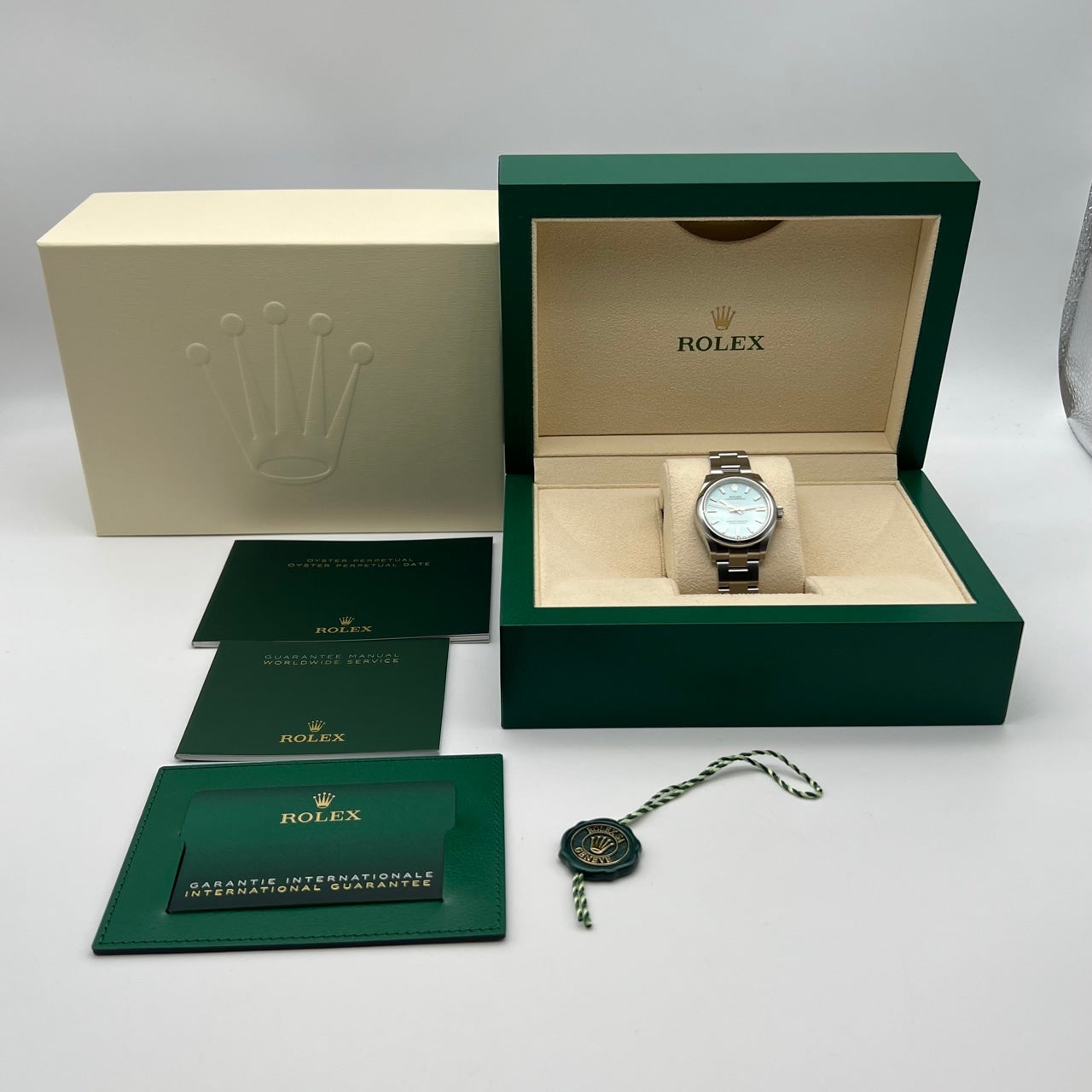 プレオウンド ロレックス オイスターパーペチュアル 277200 ターコイズブルー ステンレスチール 31mm