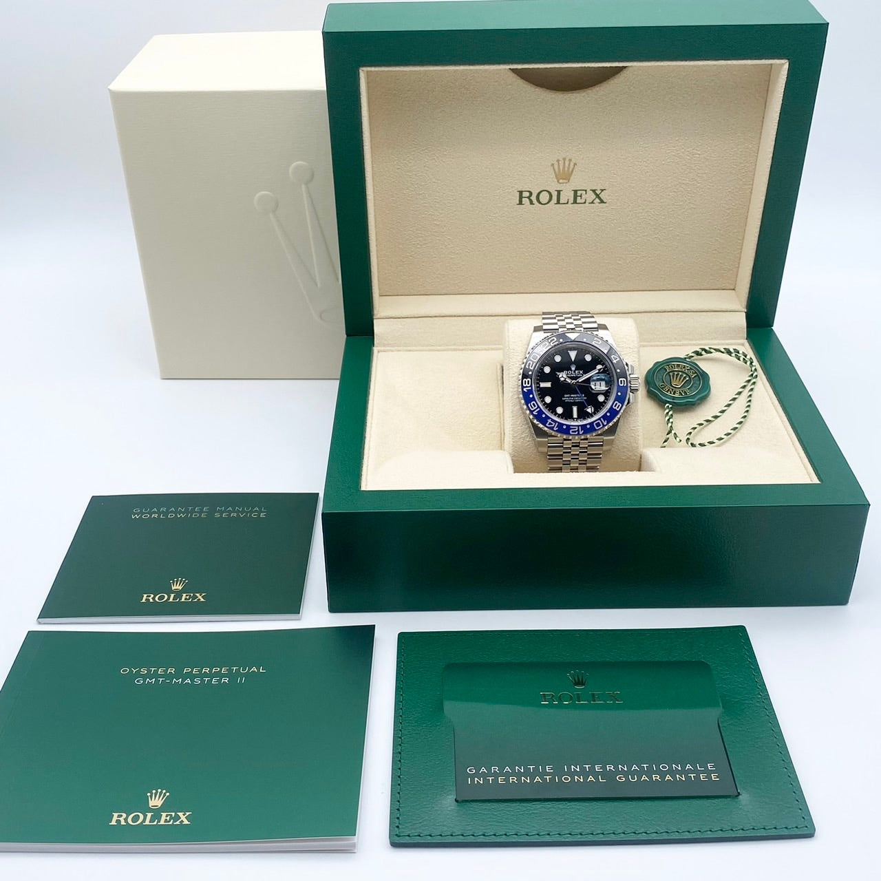 プレオウンド ロレックス GMTマスターII 126710BLNR ブラック ステンレスチール ジュビリーブレスレット 40mm