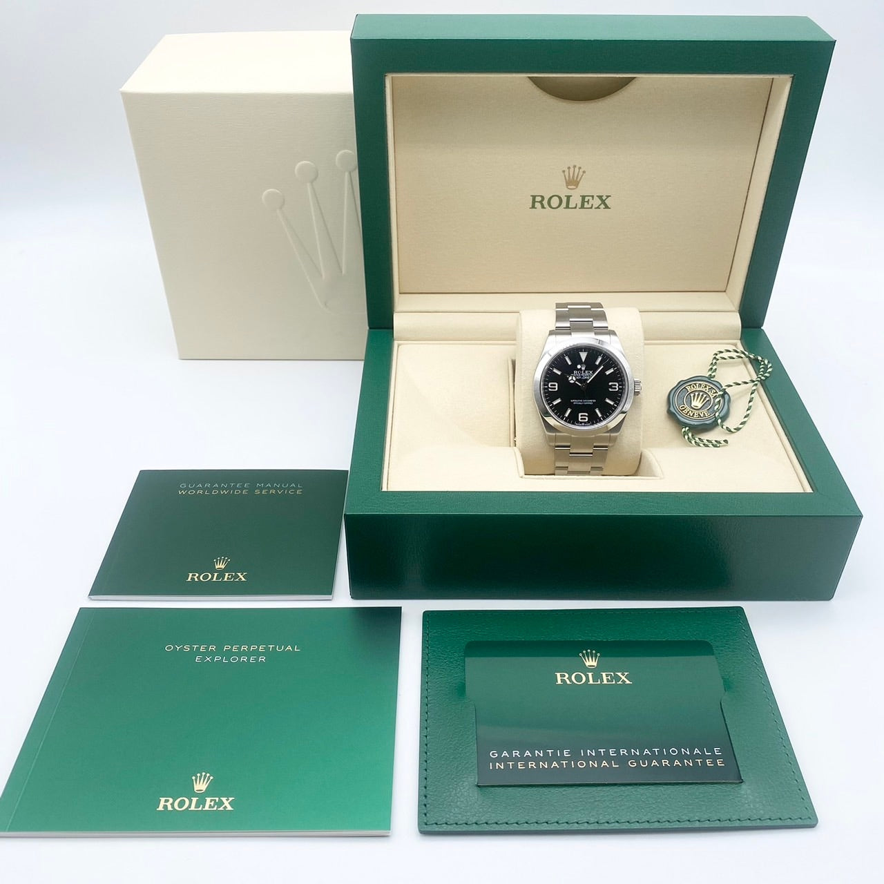 プレオウンド ロレックス エクスプローラー 224270 ブラック ステンレスチール オイスターブレス 40mm