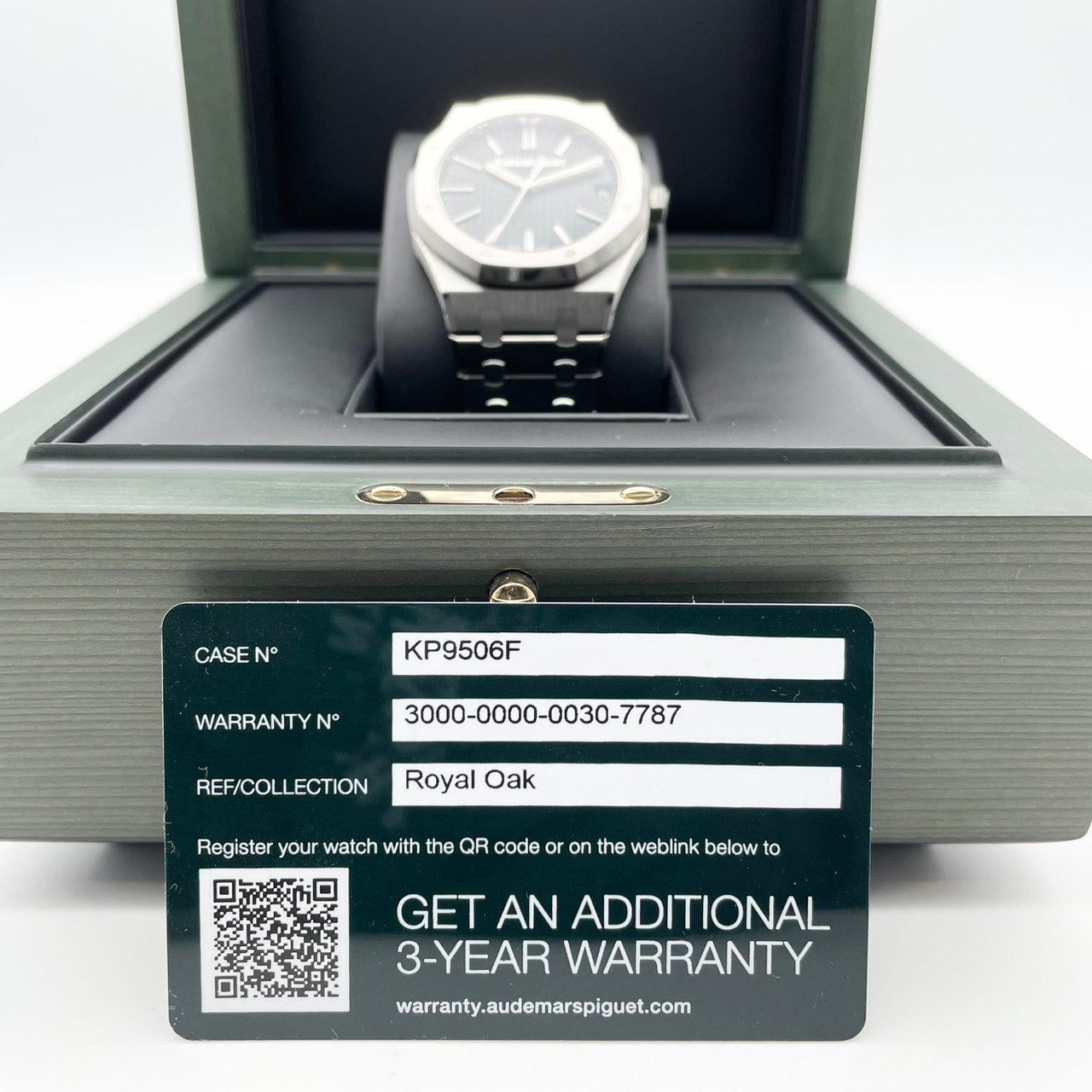 [50 주년 기념 로터 장착 모델! Audemars Piguet Royal Oak 15510st.oo.1320st.04 카키색 녹색 41mm