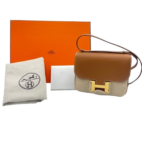 Hermes Constance Mini 18 Gold Epson Gold Hardware B 조각