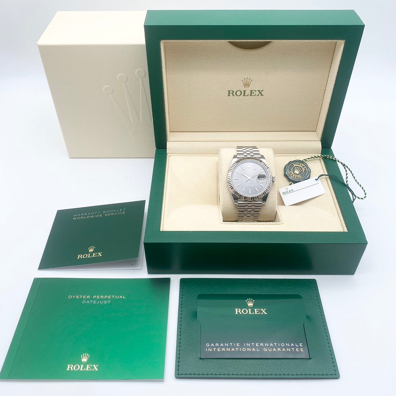 【保護シール付き】ロレックス デイトジャスト 126334 スレートジュビリーブレスレット 41mm
