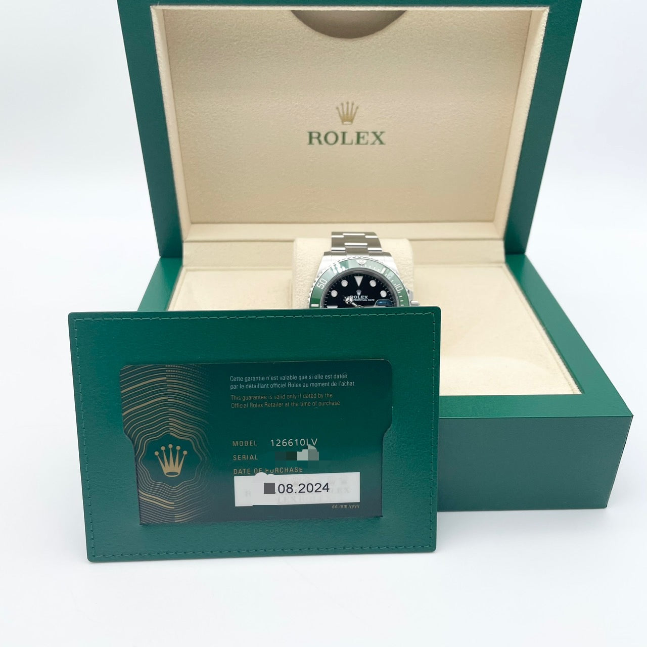 プレオウンド ロレックス サブマリーナ デイト 126610LV ブラック 41mm