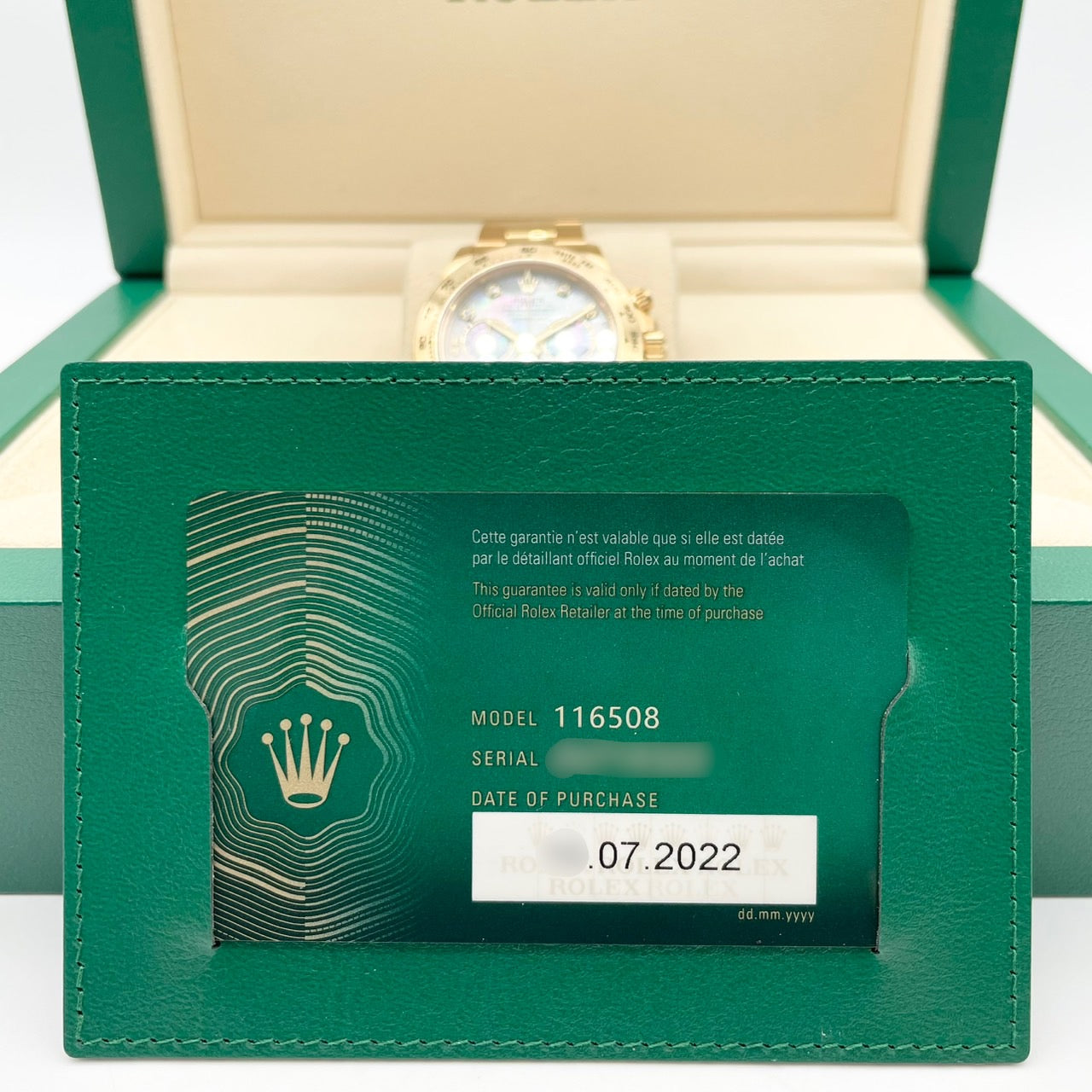 Rolex Daytona 116508NG White Shell 40mm