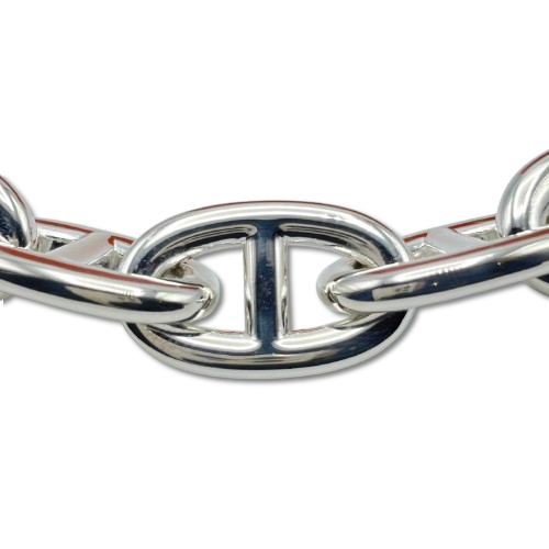 プレオウンド エルメス シェーヌ・ダンクル ブレスレット TGM シルバー925 11コマ
