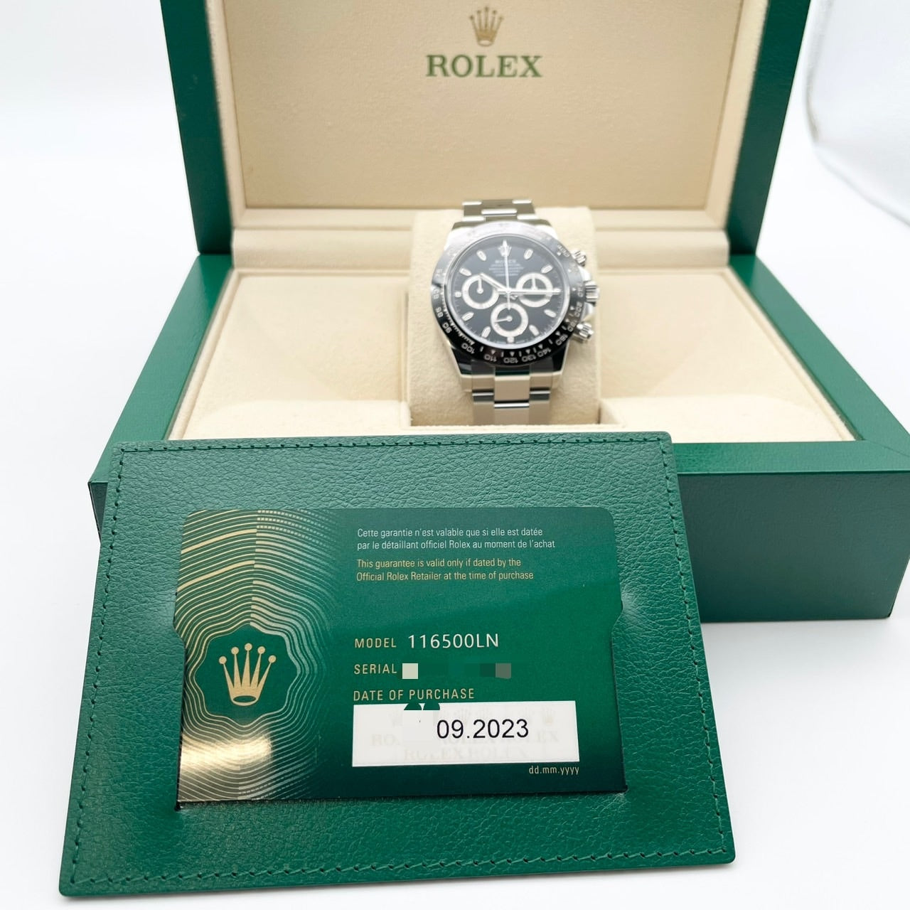 Rolex Daytona 116500LN Black Oyster Bracelet 40mm