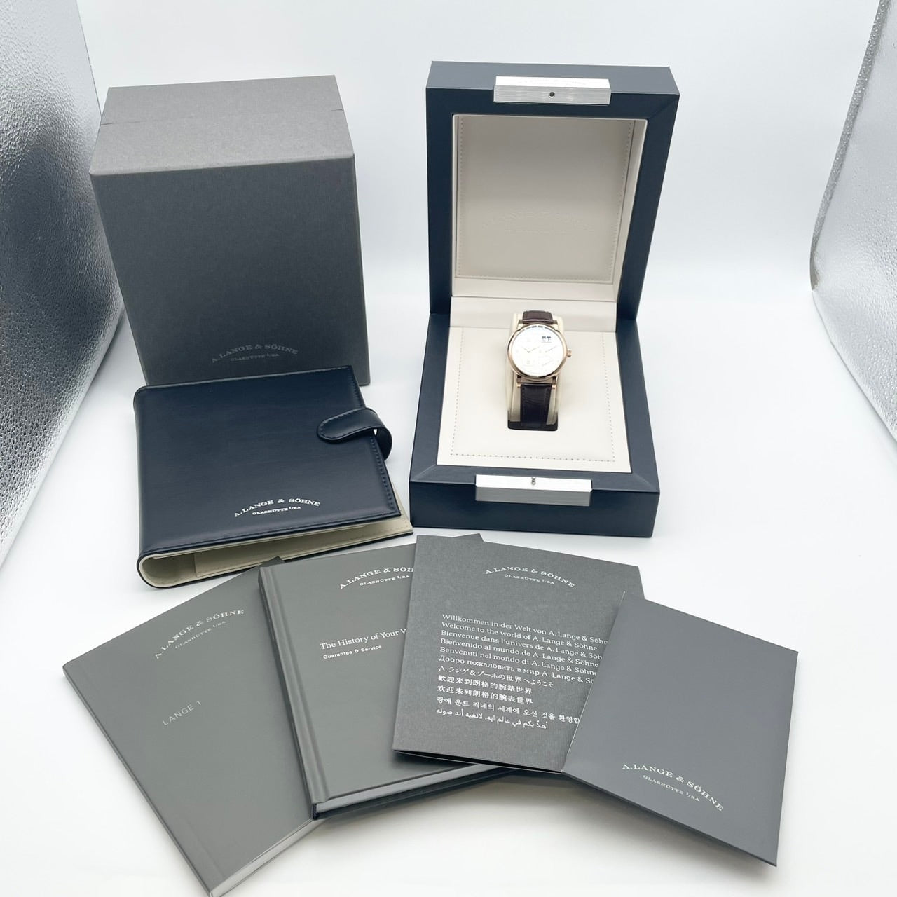 Pre-Owned Lange & Söhne Lange 1 191.032 Pink Gold 38.5mm