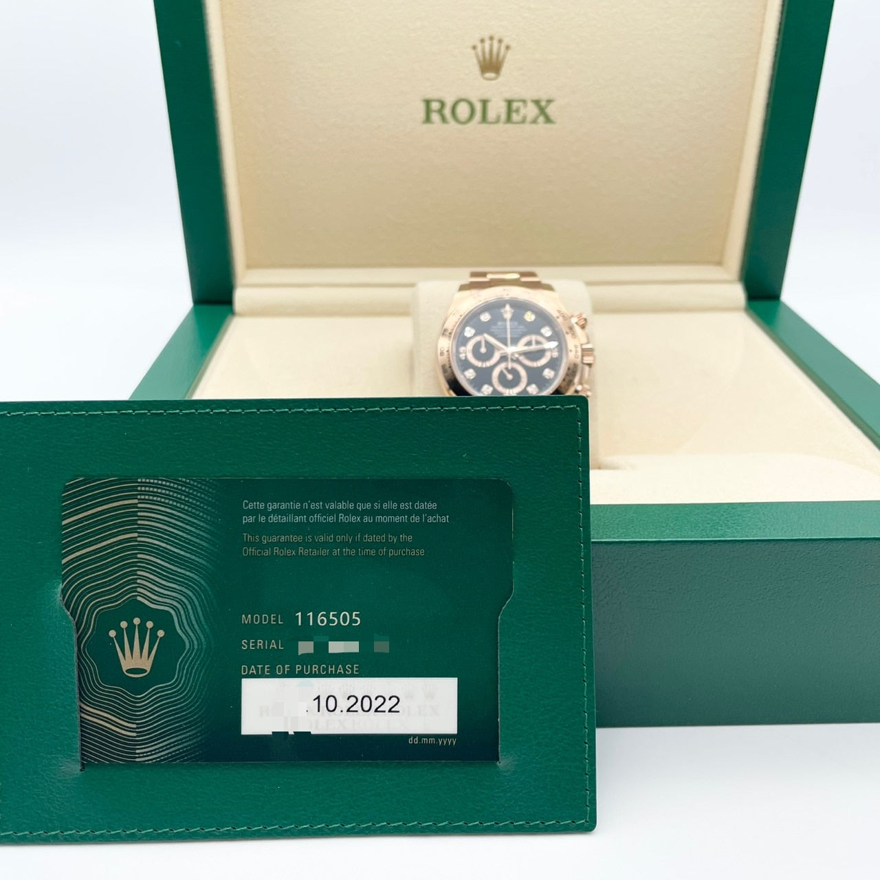 プレオウンド ロレックス デイトナ 116505G エバーローズーゴールド ブラック 40mm