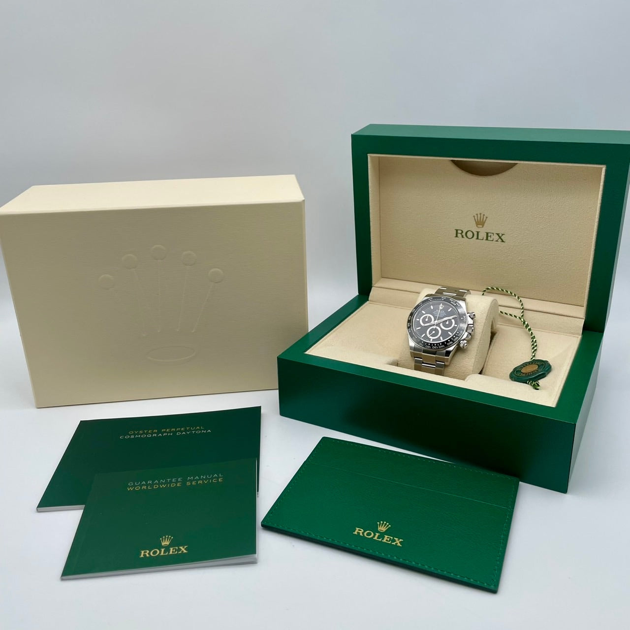 劳力士代托纳126500LN黑色不锈钢牡蛎手链40mm