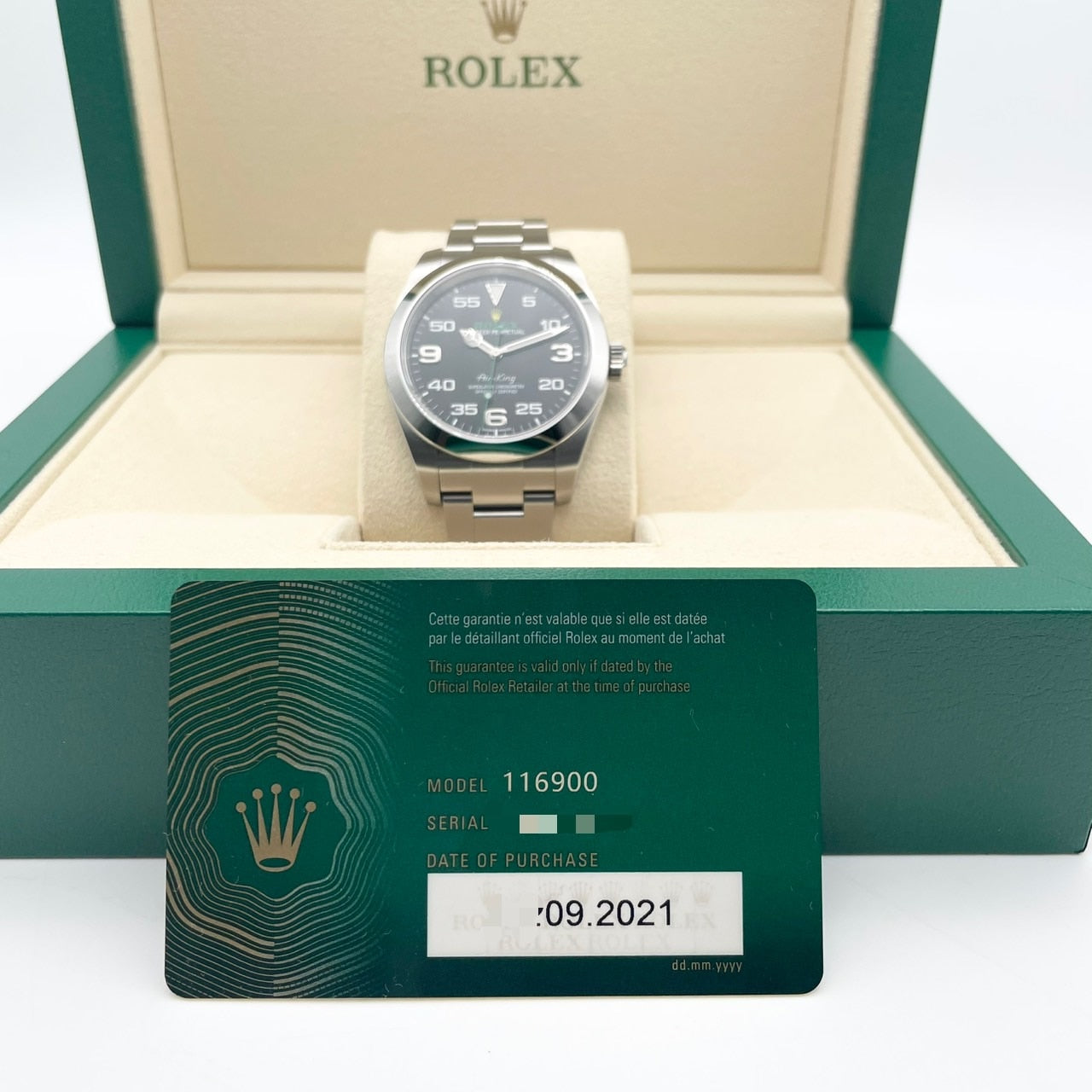 プレオウンド ロレックス エアキング 116900 ブラック 40mm
