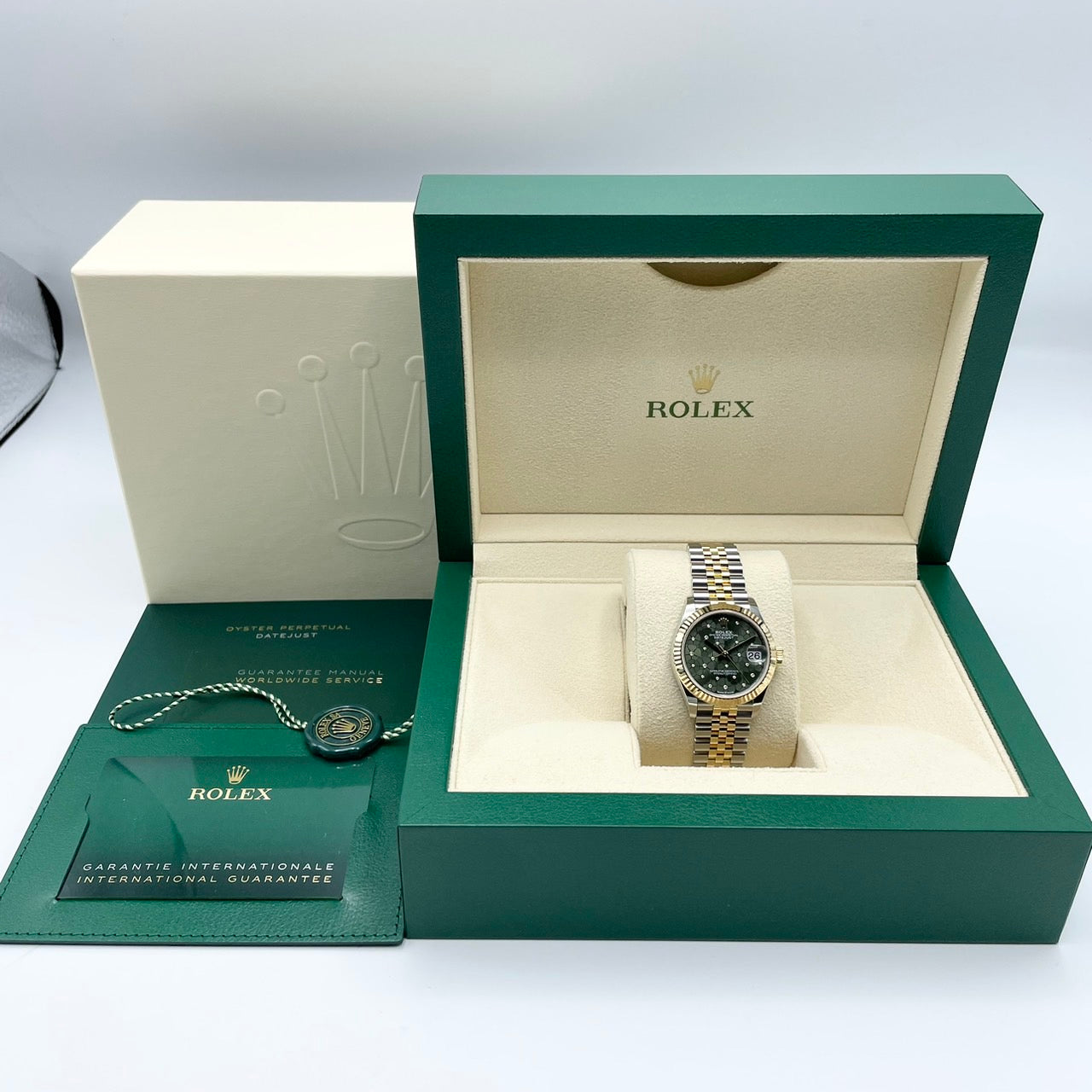 プレオウンド ロレックス デイトジャスト 278273 ダイヤ入りフローラルモチーフ ジュビリーブレス 31mm