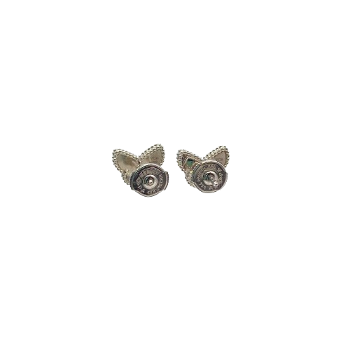 ヴァンクリーフ&アーペル スウィート アルハンブラ パピヨン ピアス VCARN5JN00 ホワイトゴールド ターコイズ
